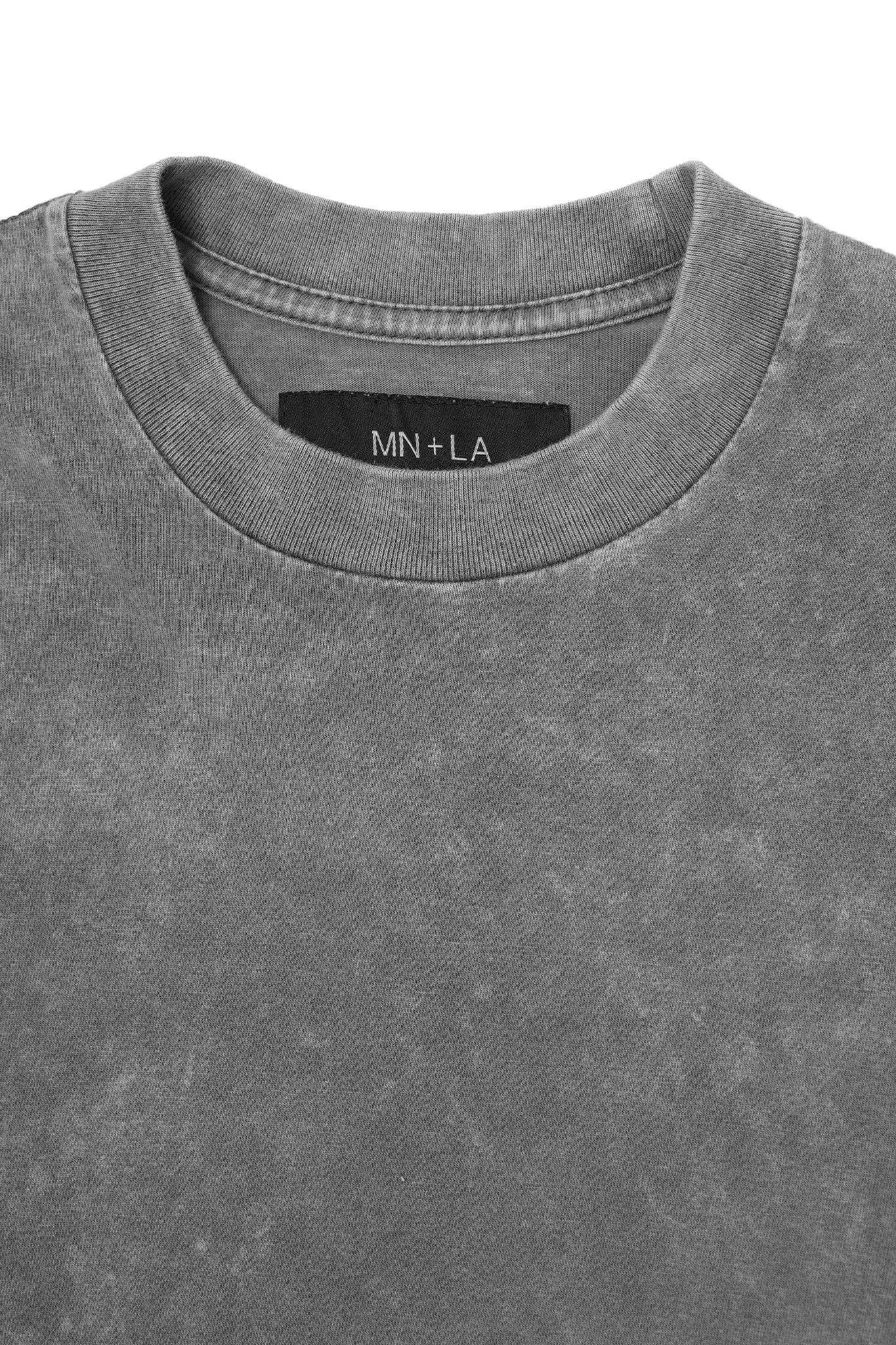 LONGSLEEVE TEE IN MOON GREY - Image 2
