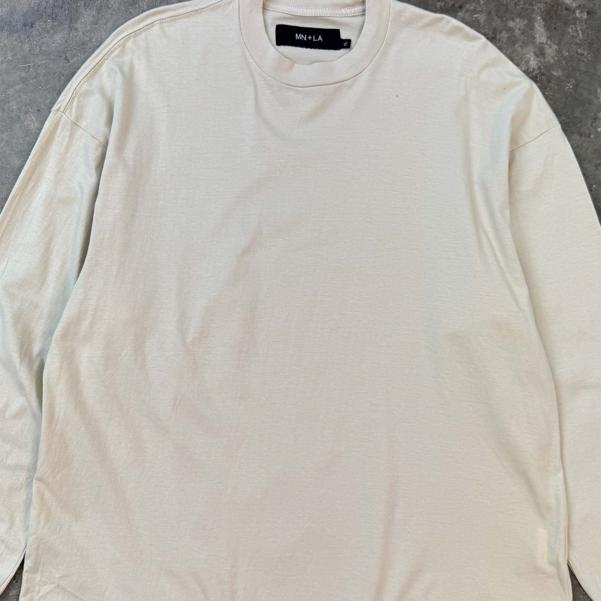 LONGSLEEVE TEE IN OAT - Image 2