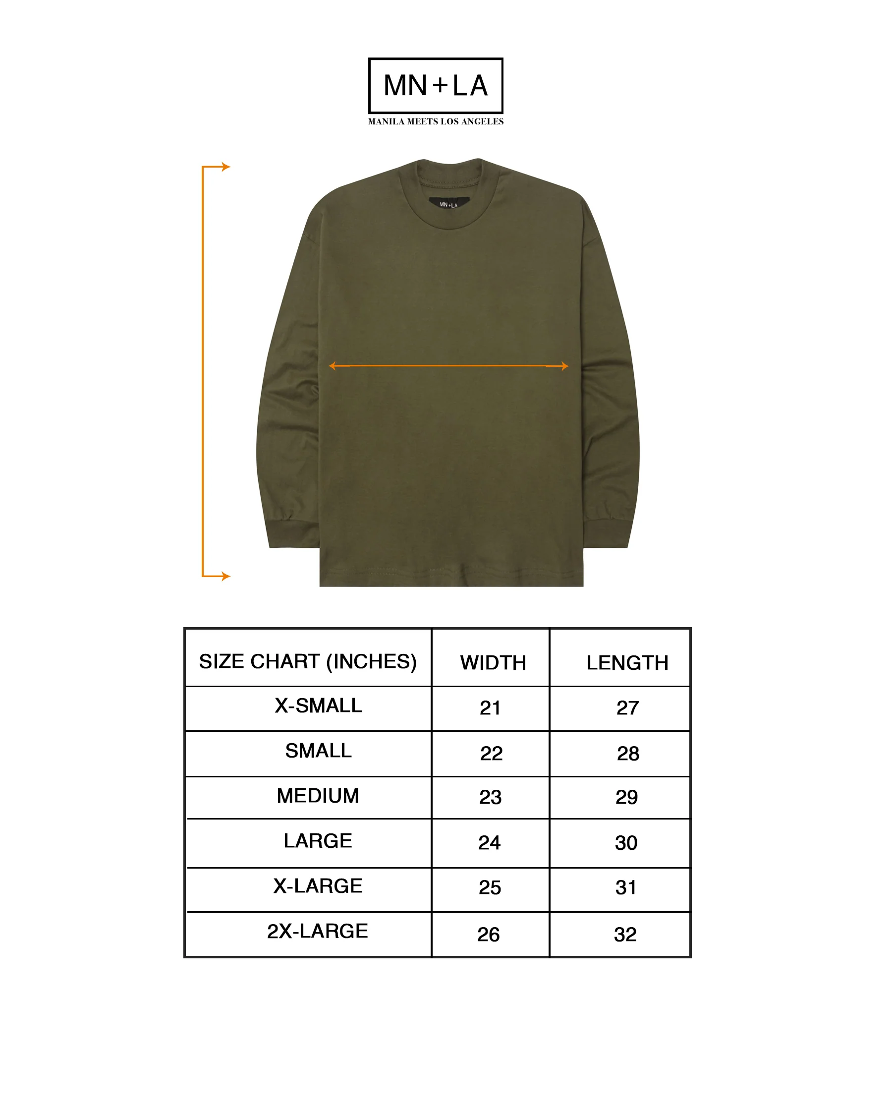 LONGSLEEVE TEE IN OLIVE - Image 4