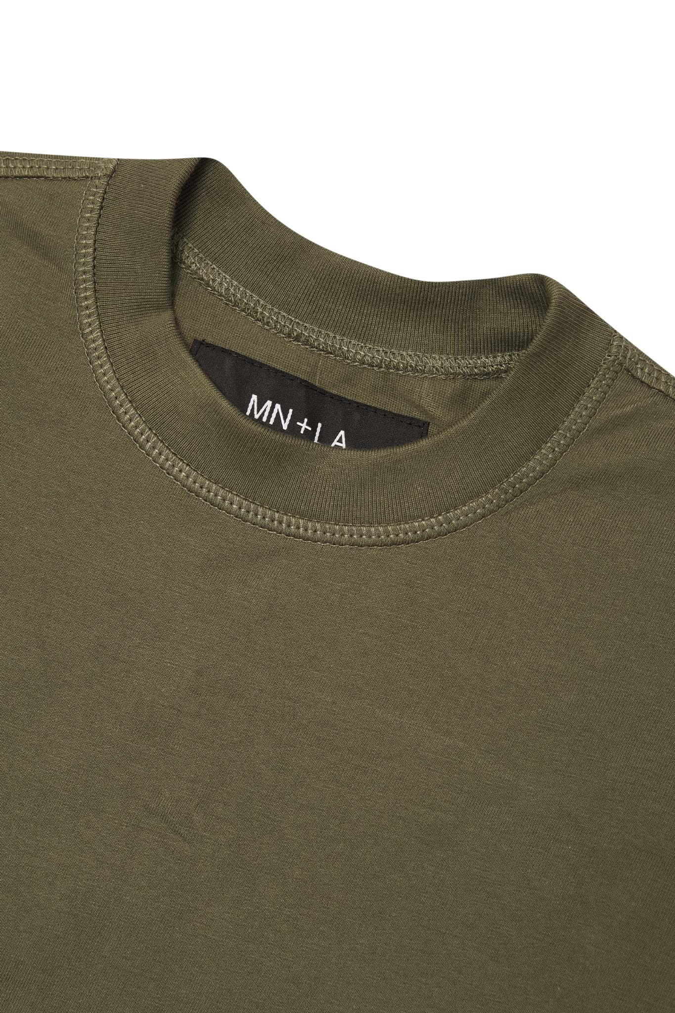 LOUNGE TEE IN OLIVE - Image 3