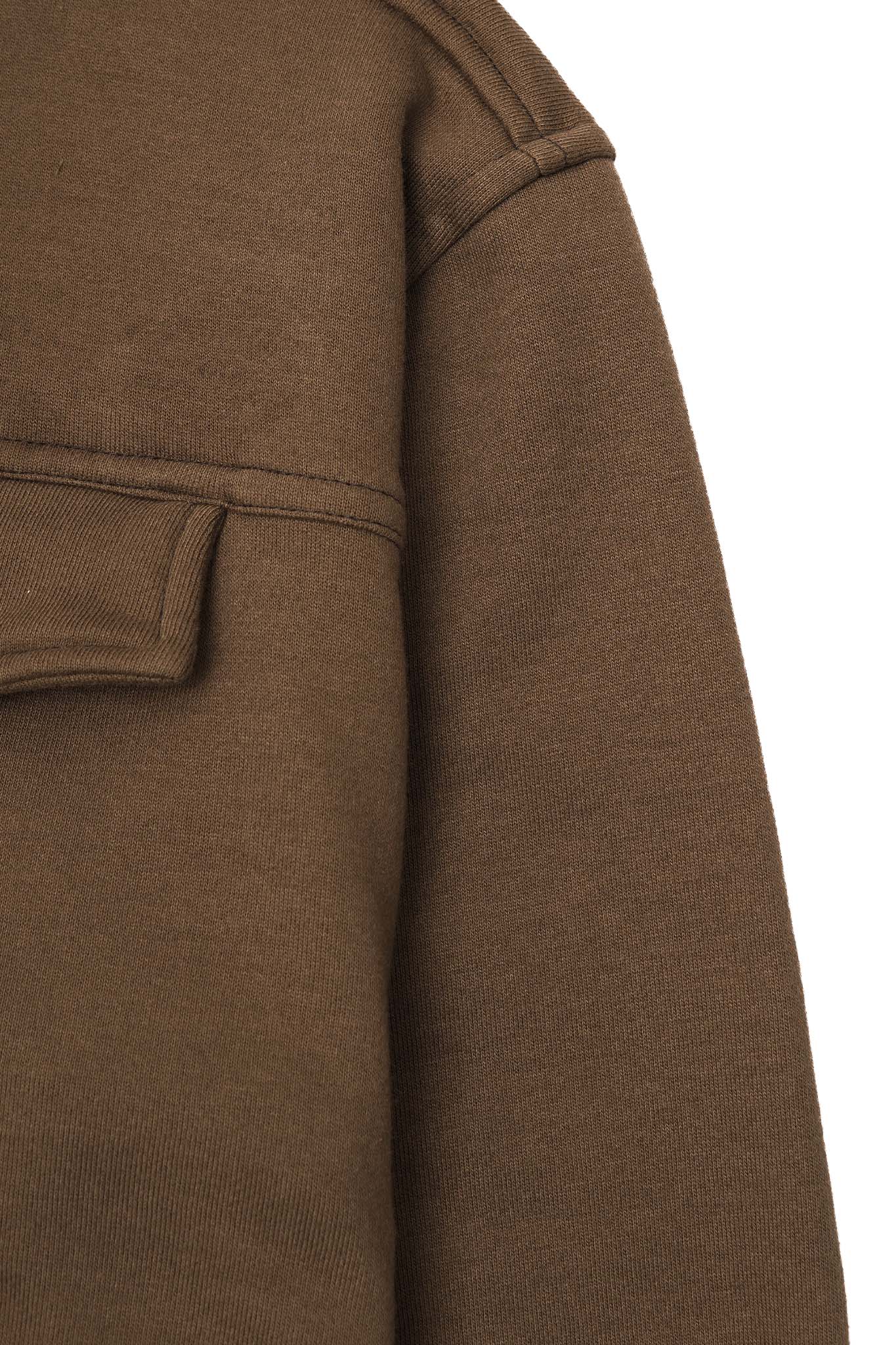 LOUNGE TRUCKER JACKET IN OLIVE DRAB - Image 10