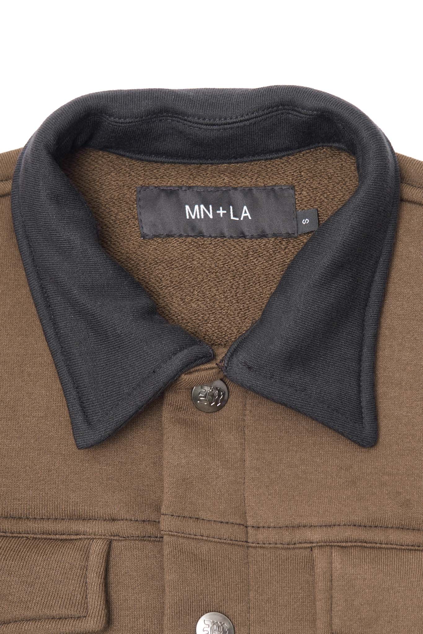 LOUNGE TRUCKER JACKET IN OLIVE DRAB - Image 2