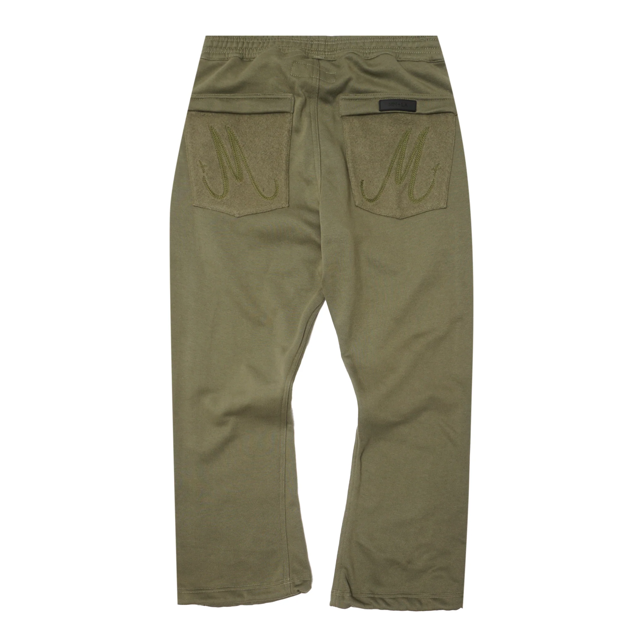 M+ BOOTCUT PANTS IN MOSS GREEN - Image 3