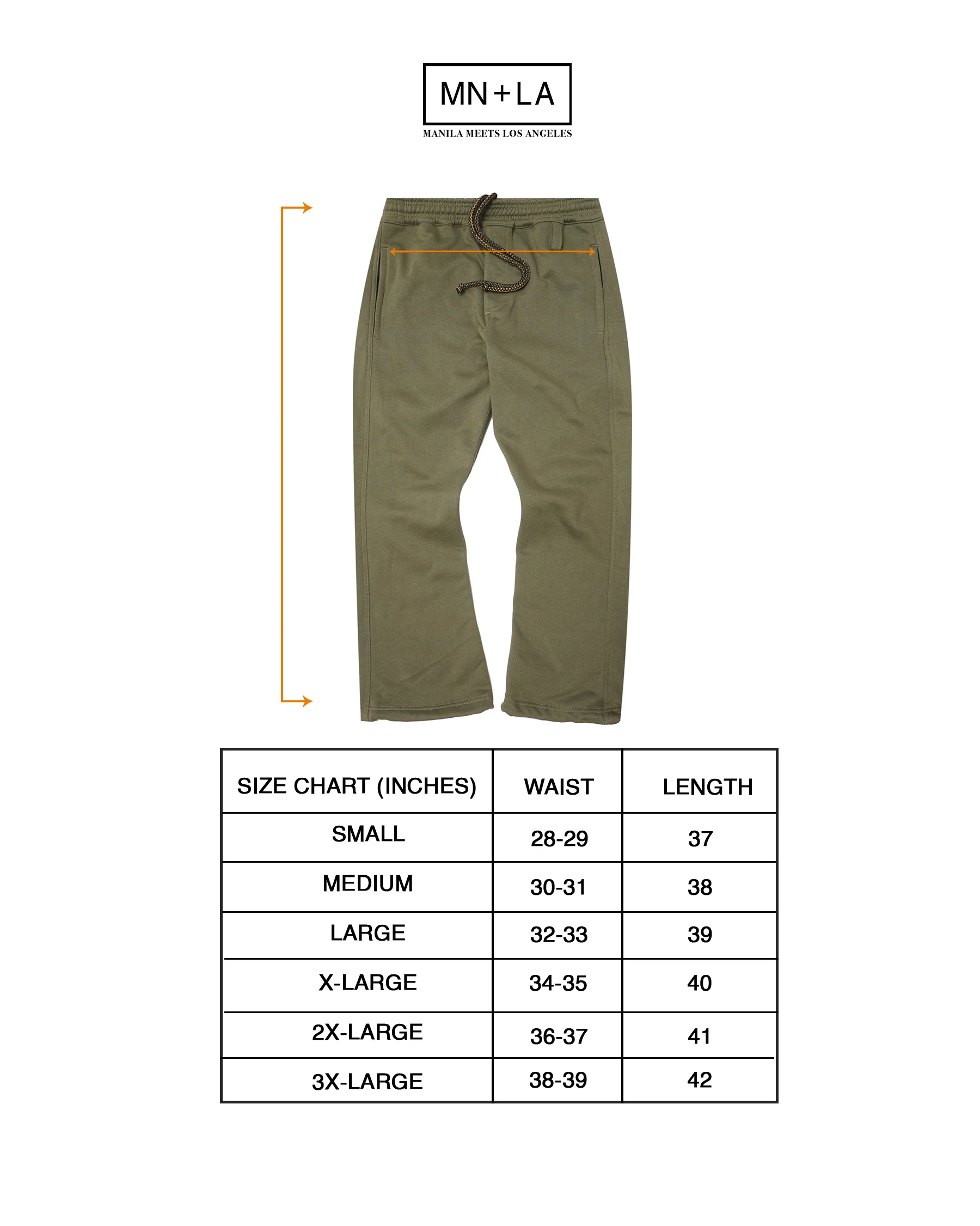 M+ BOOTCUT PANTS IN MOSS GREEN - Image 4