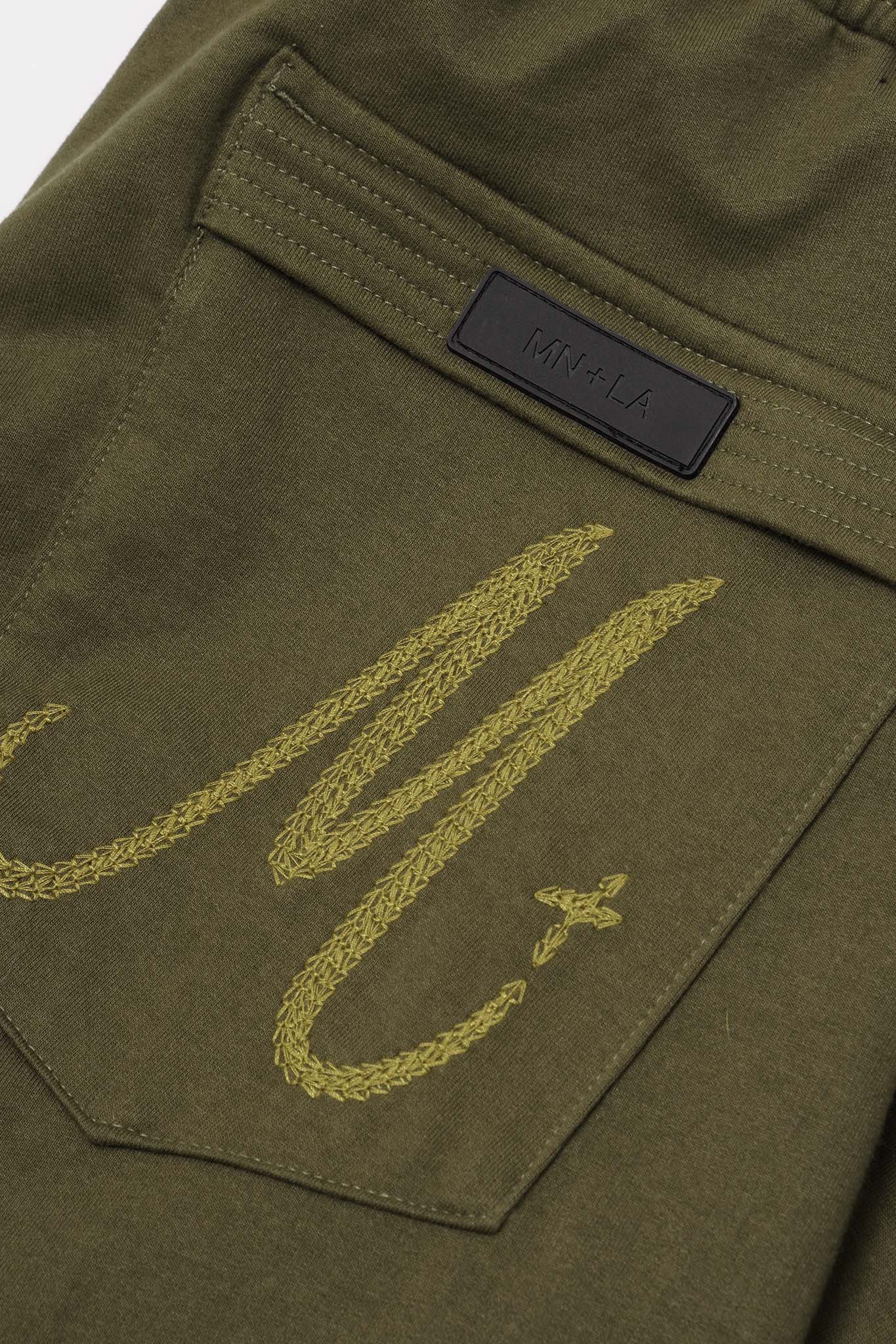M+ BOOTCUT PANTS IN OLIVE - Image 11