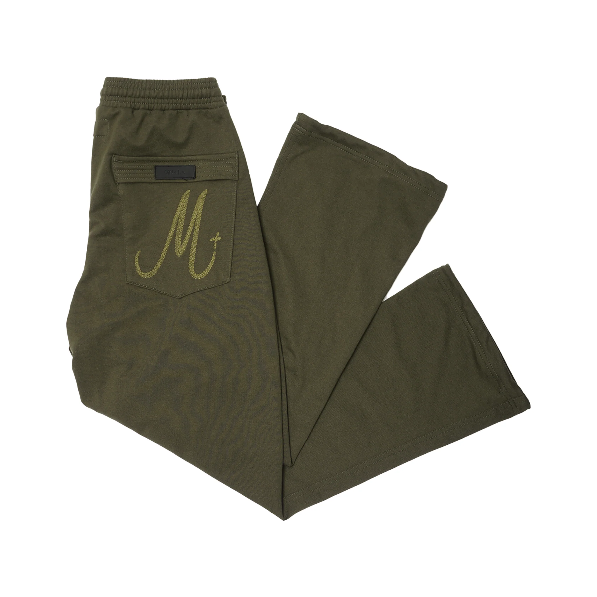 M+ BOOTCUT PANTS IN OLIVE - Image 5