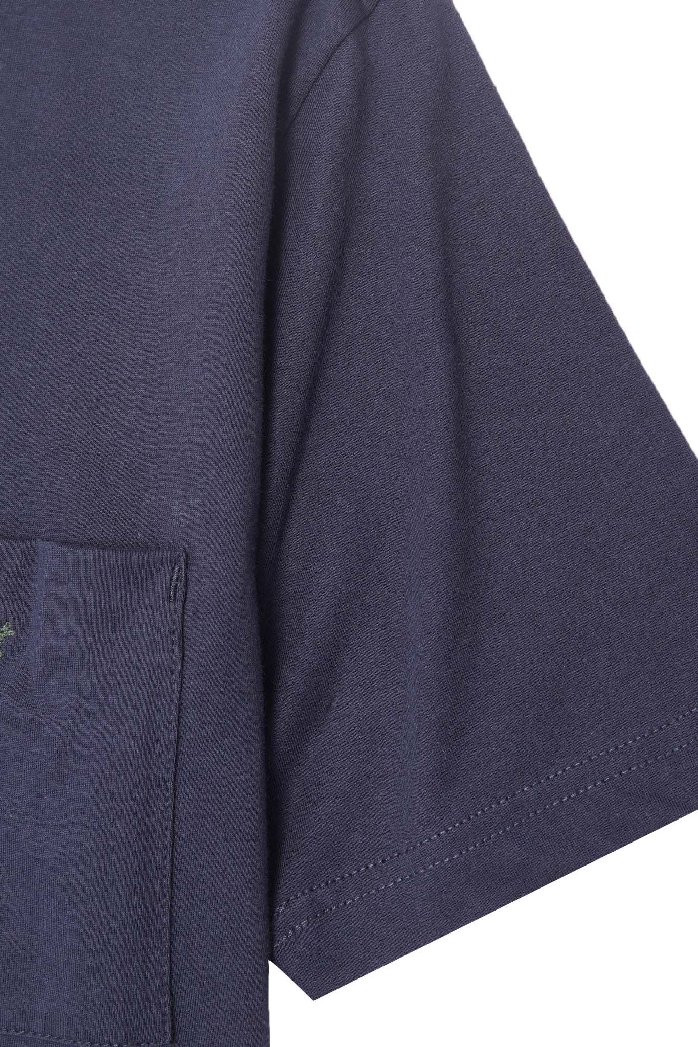 M+ CLASSIC POCKET LITE TEE IN NAVY - Image 5