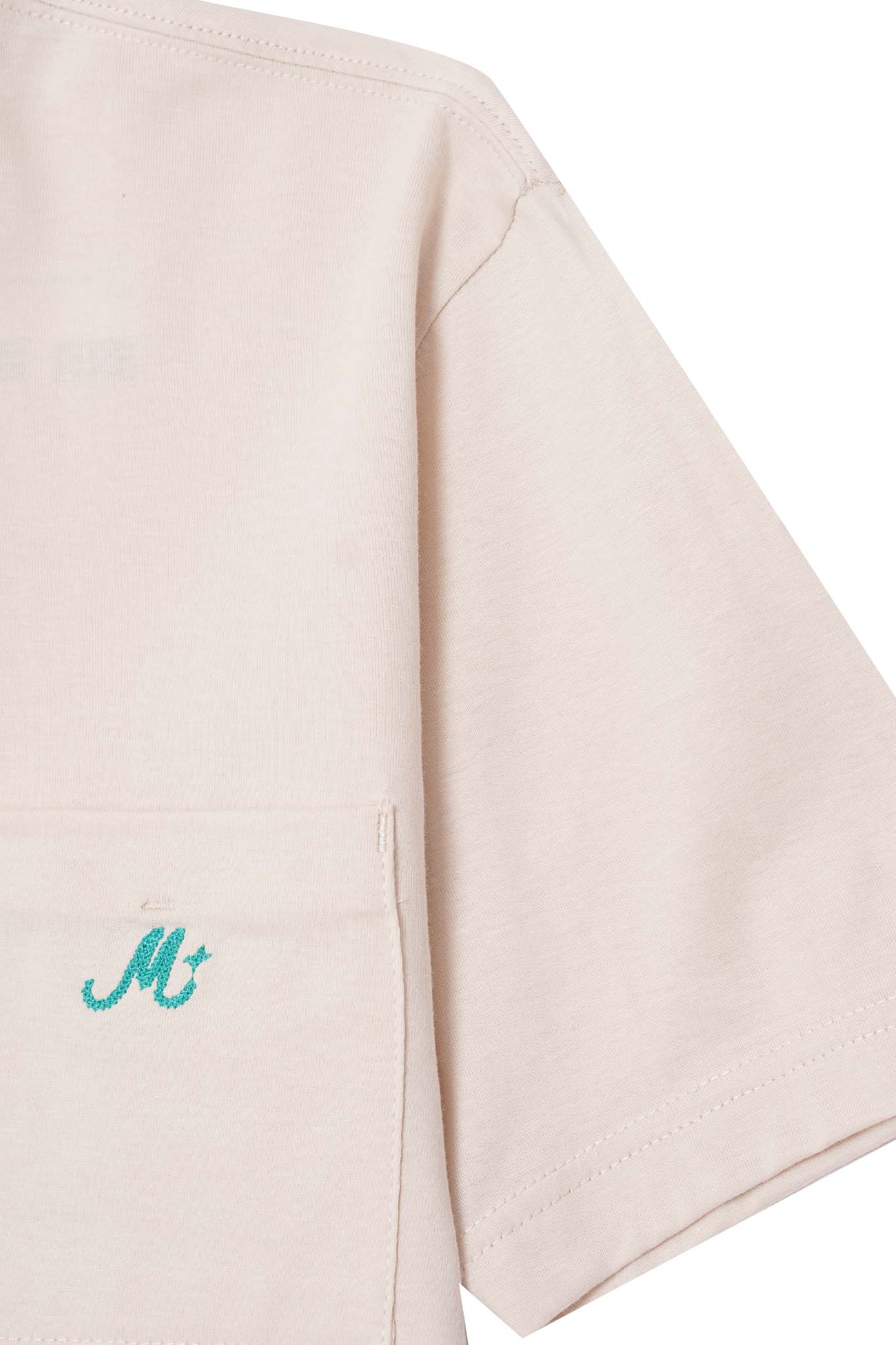 M+ CLASSIC POCKET LITE TEE IN OAT - Image 6
