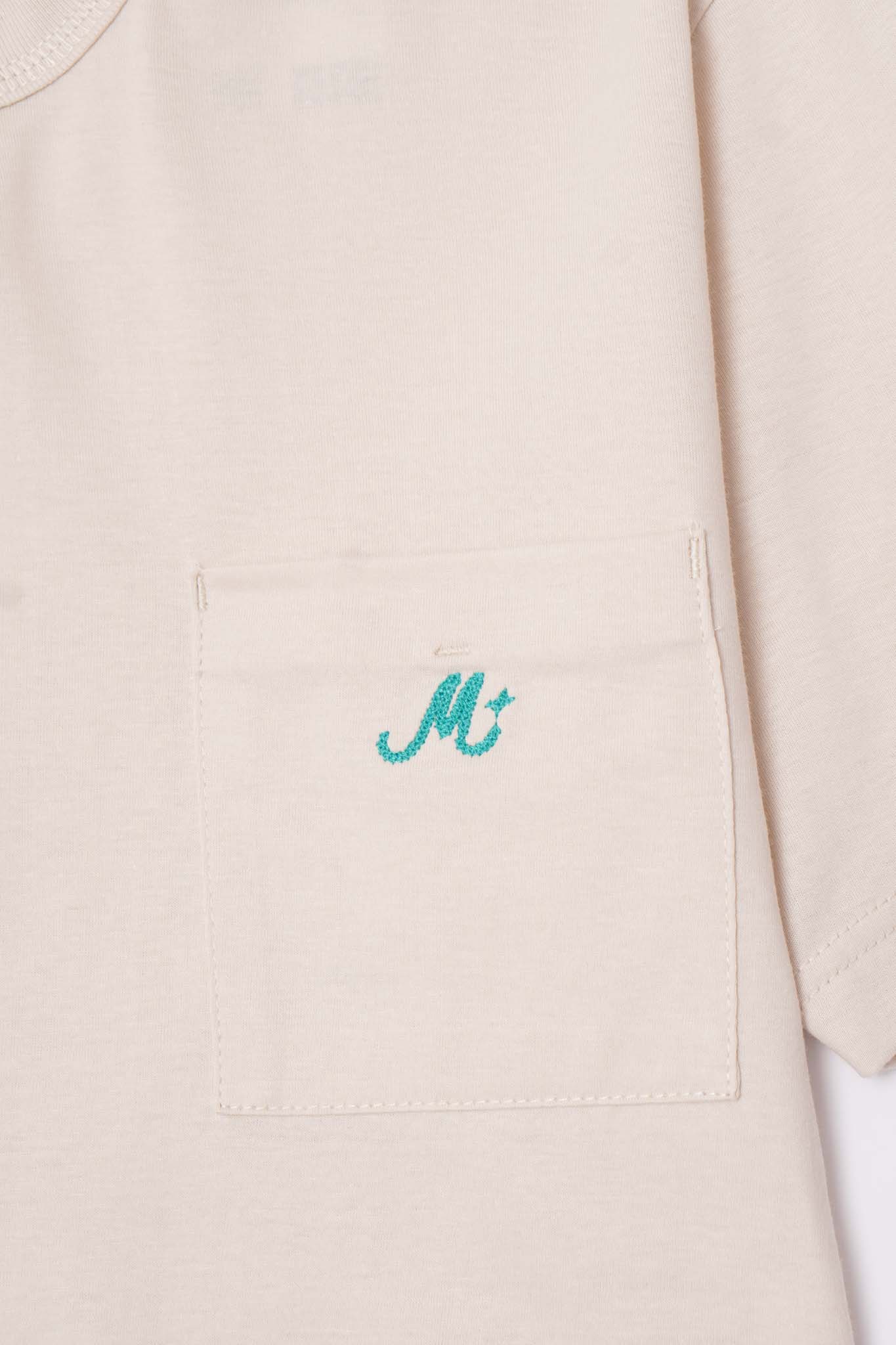 M+ CLASSIC POCKET LITE TEE IN OAT - Image 7