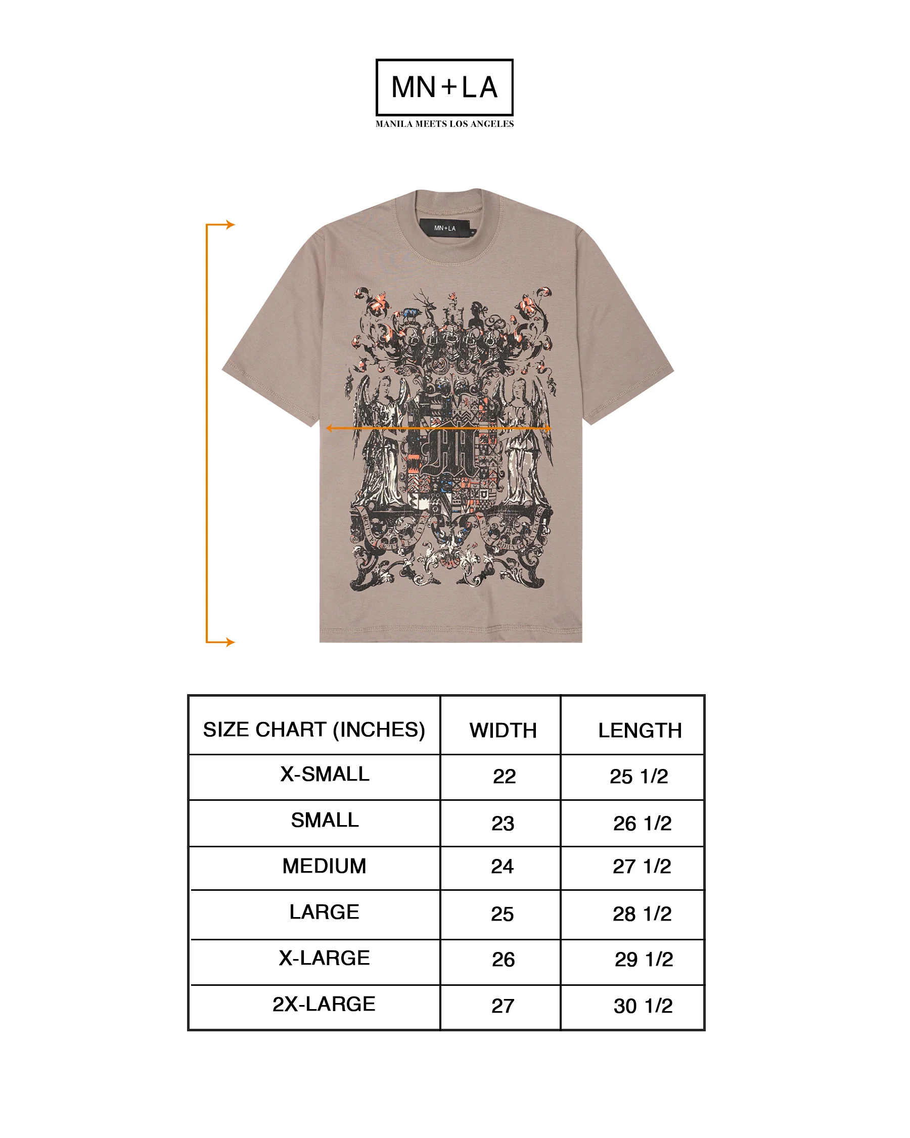 "M"$ DYNASTY" TEE IN NAVY - Image 4