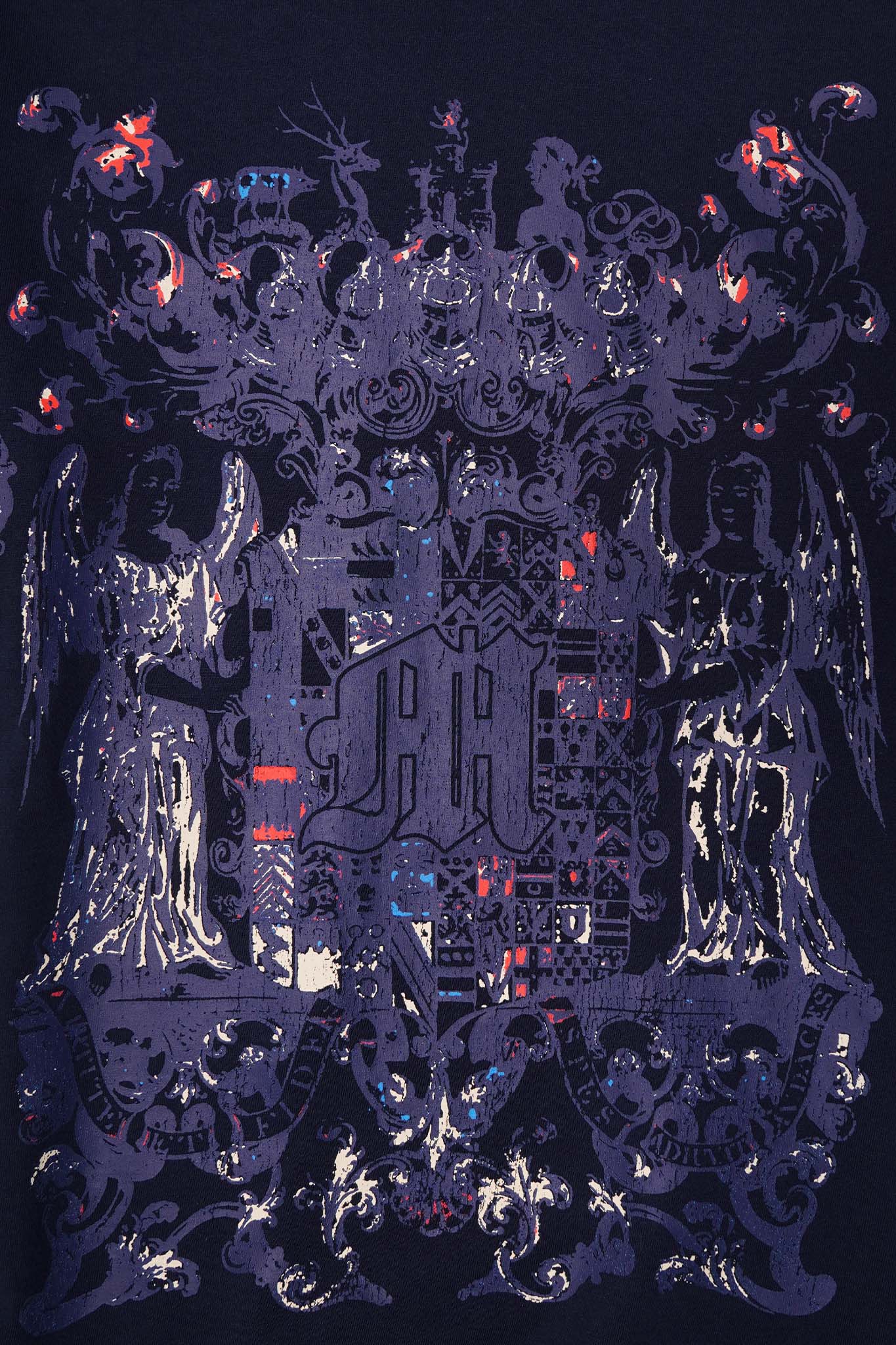 "M"$ DYNASTY" TEE IN NAVY - Image 6