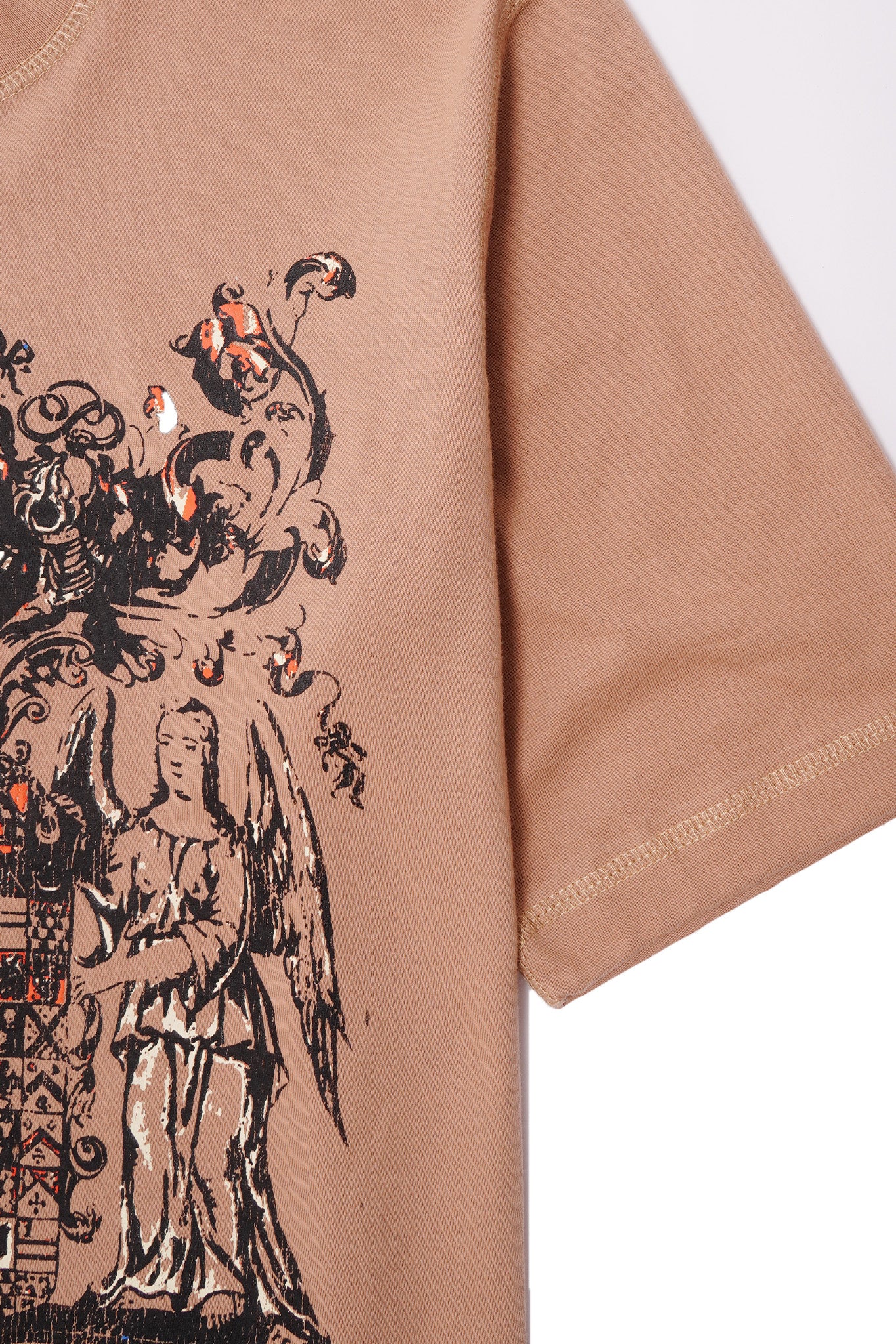 "M"$ DYNASTY" TEE IN WHEAT - Image 5