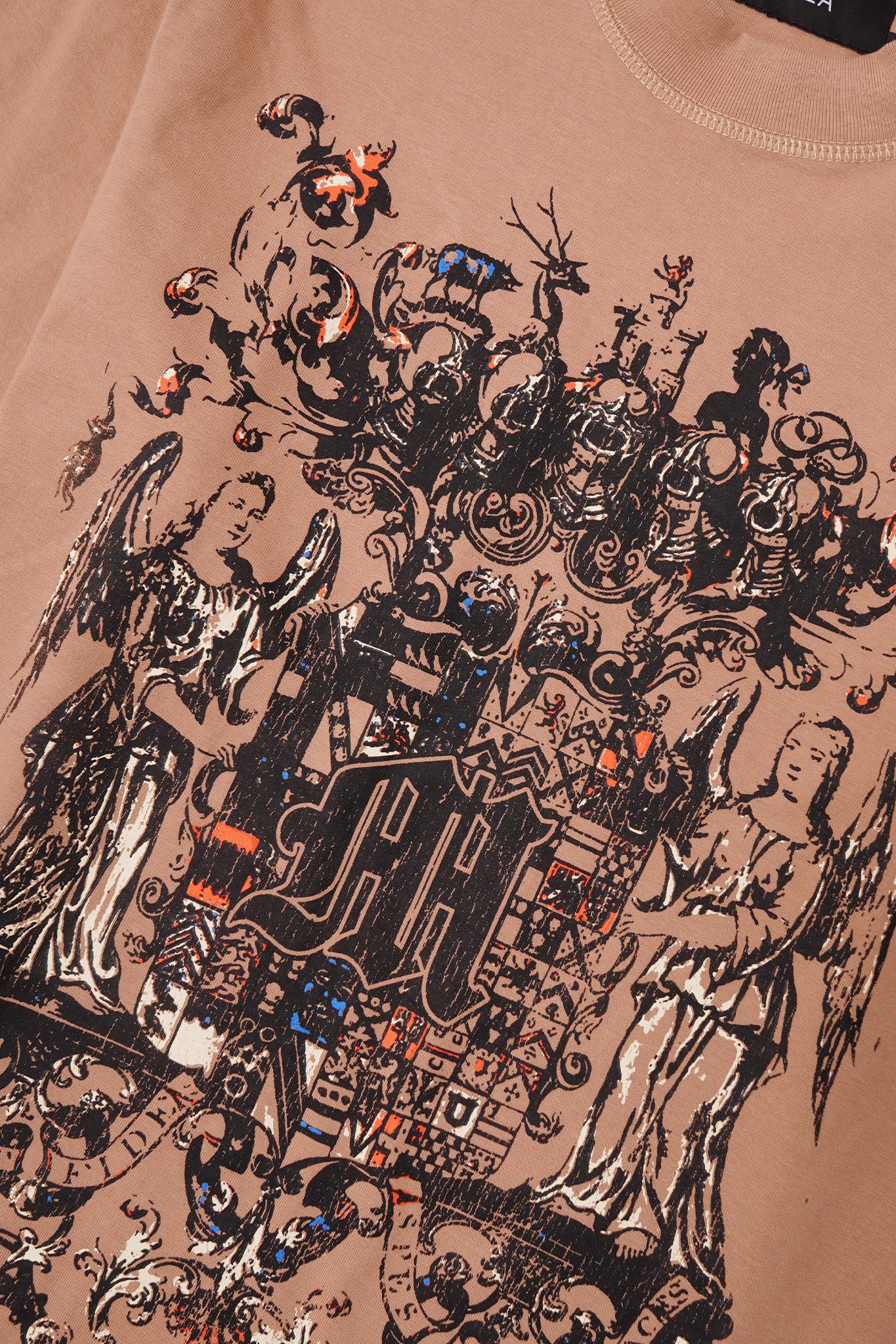 "M"$ DYNASTY" TEE IN WHEAT - Image 6