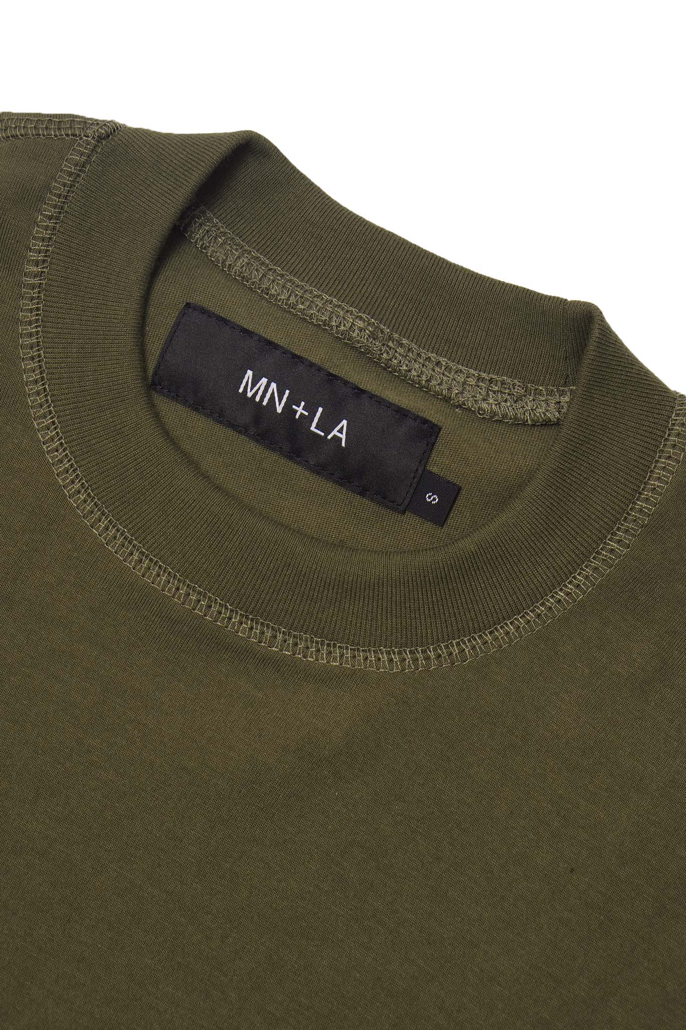 M+ LONGSLEEVE TEE IN OLIVE - Image 2