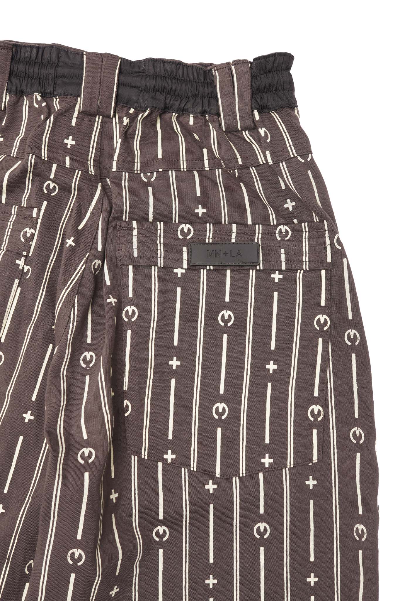 M+ PINSTRIPE OVERPOCKET PHAT PANTS IN CHARCOAL GREY - Image 8