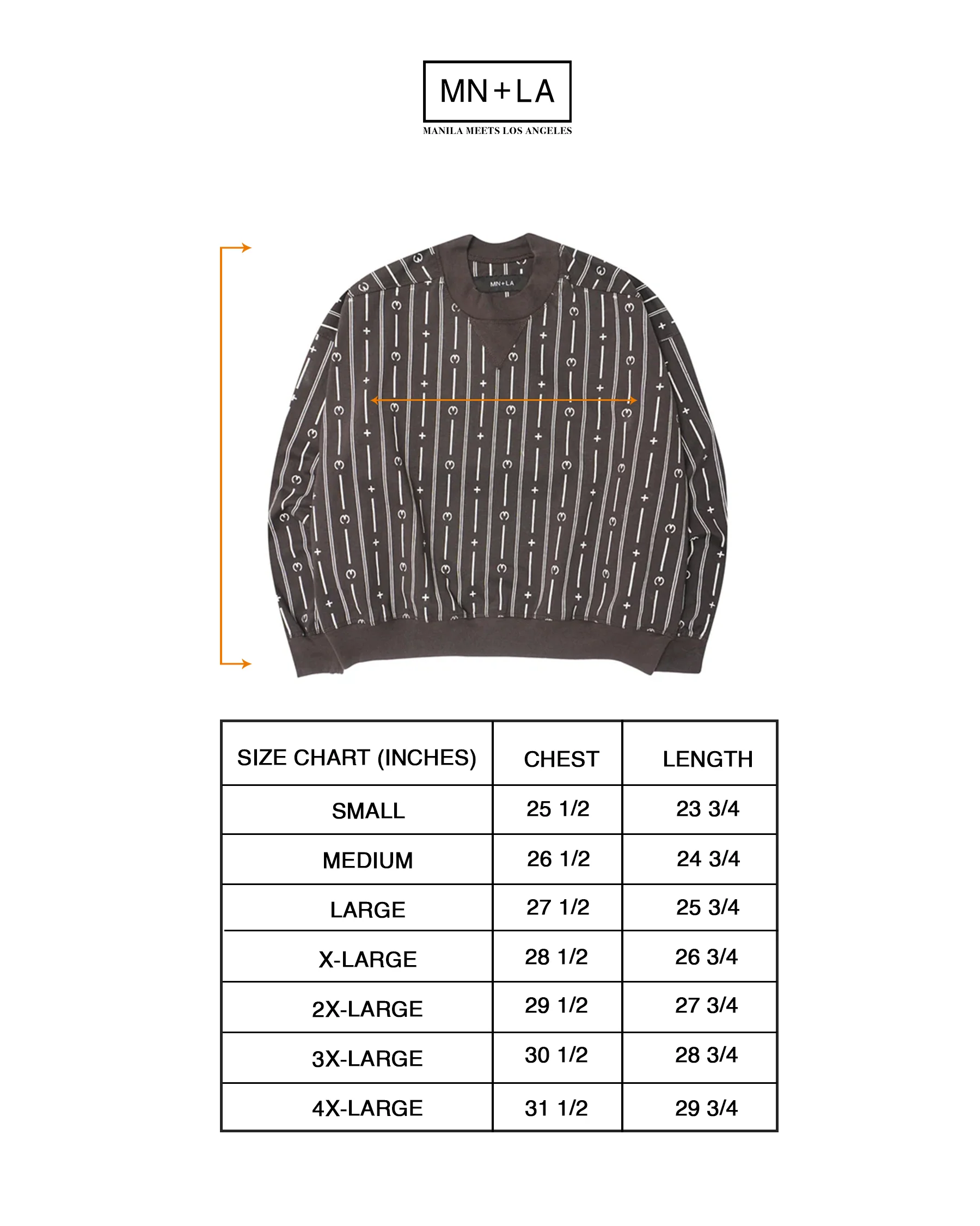 M+ PINSTRIPE SWEATSHIRT IN CHARCOAL GREY - Image 4