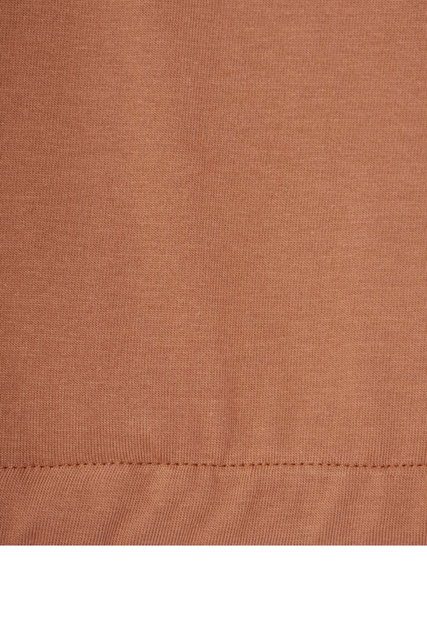 M+ QUARTER ZIP L/S TEE V2 IN APRICOT - Image 10