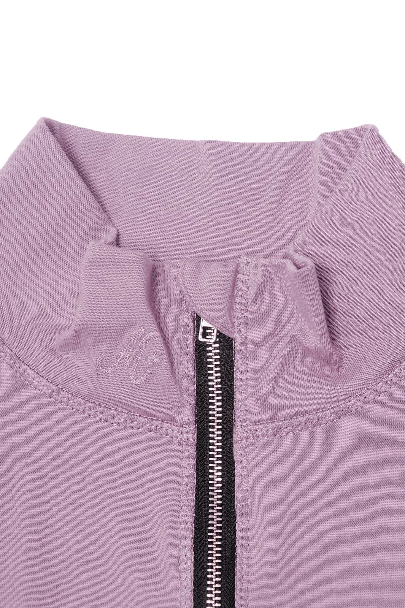 M+ QUARTER ZIP L/S TEE V2 IN LAVENDER - Image 6