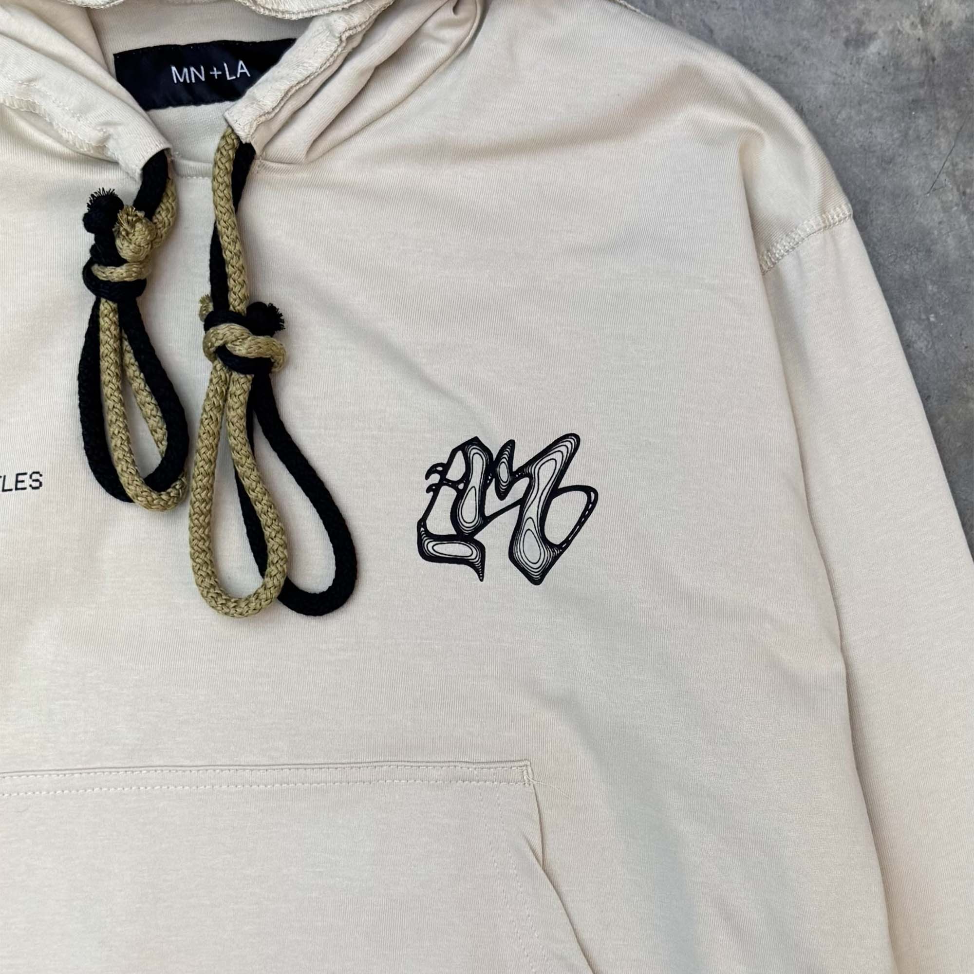 M'$ RIFT HOODIE IN OAT - Image 4