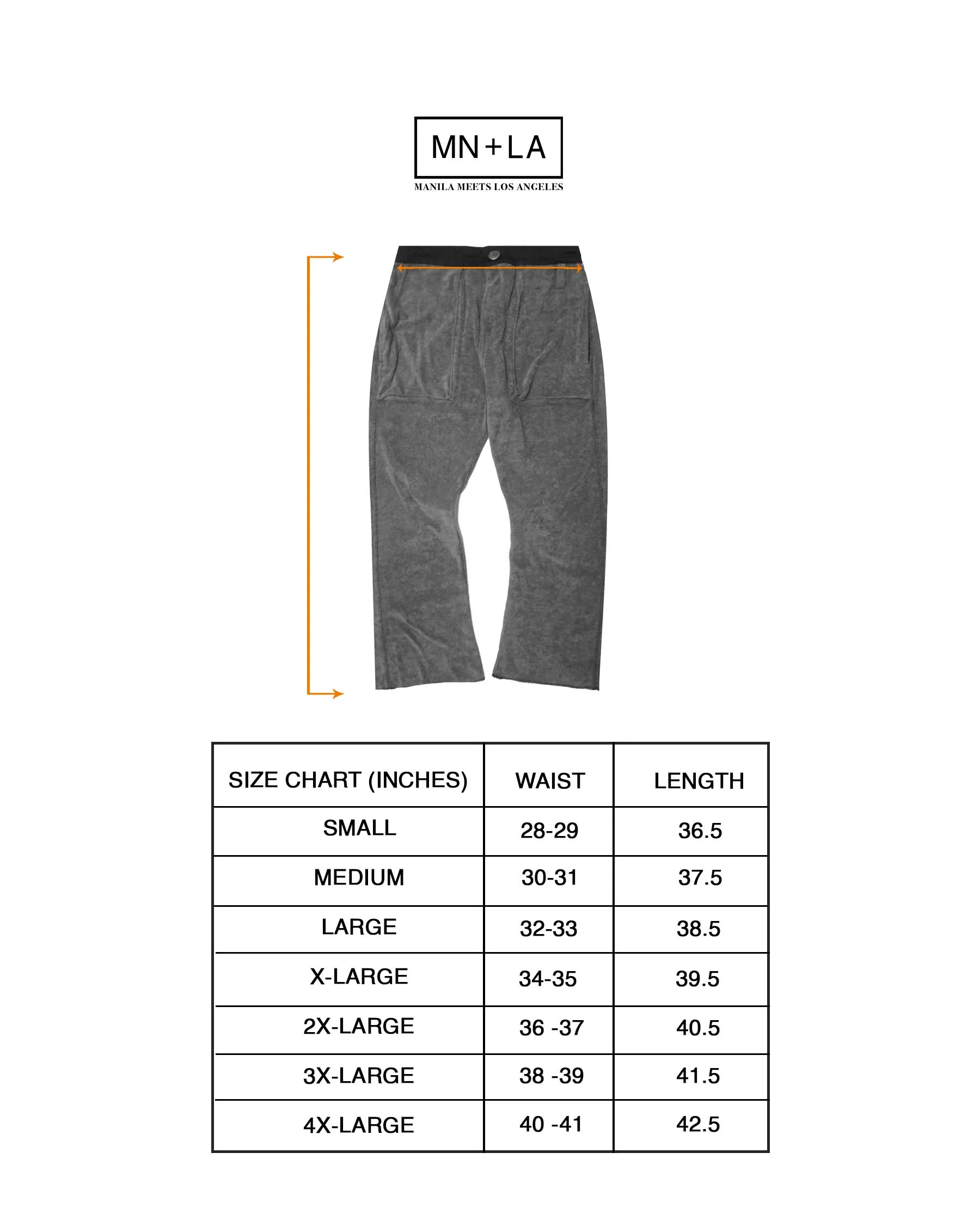 M+ TOWEL BOOTCUT PANTS IN CEMENT - Image 4