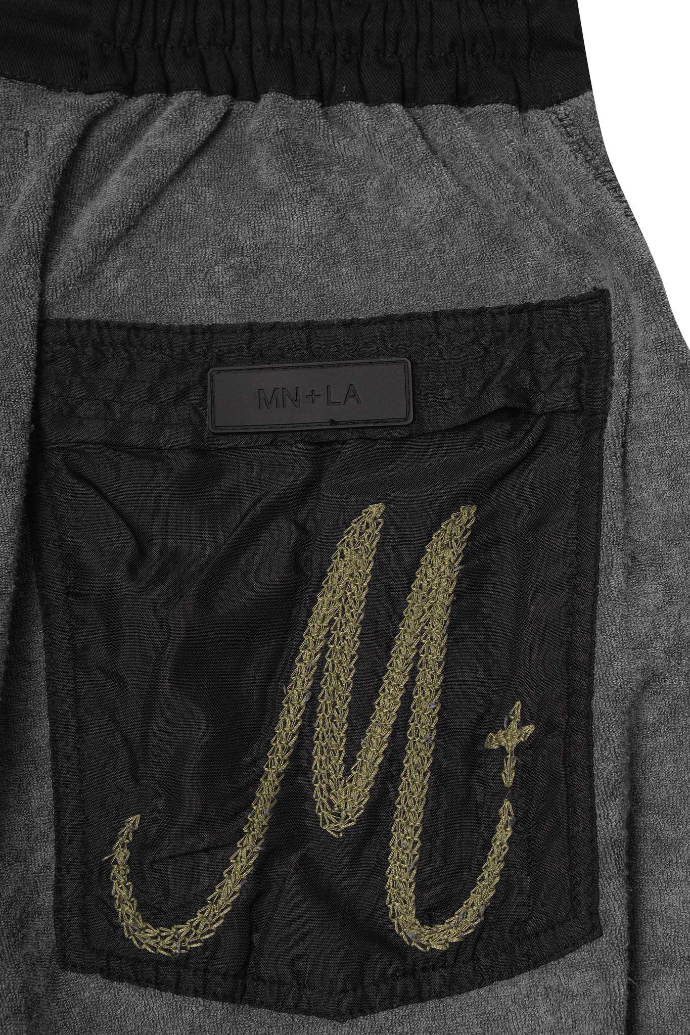 M+ TOWEL BOOTCUT PANTS IN CEMENT - Image 8