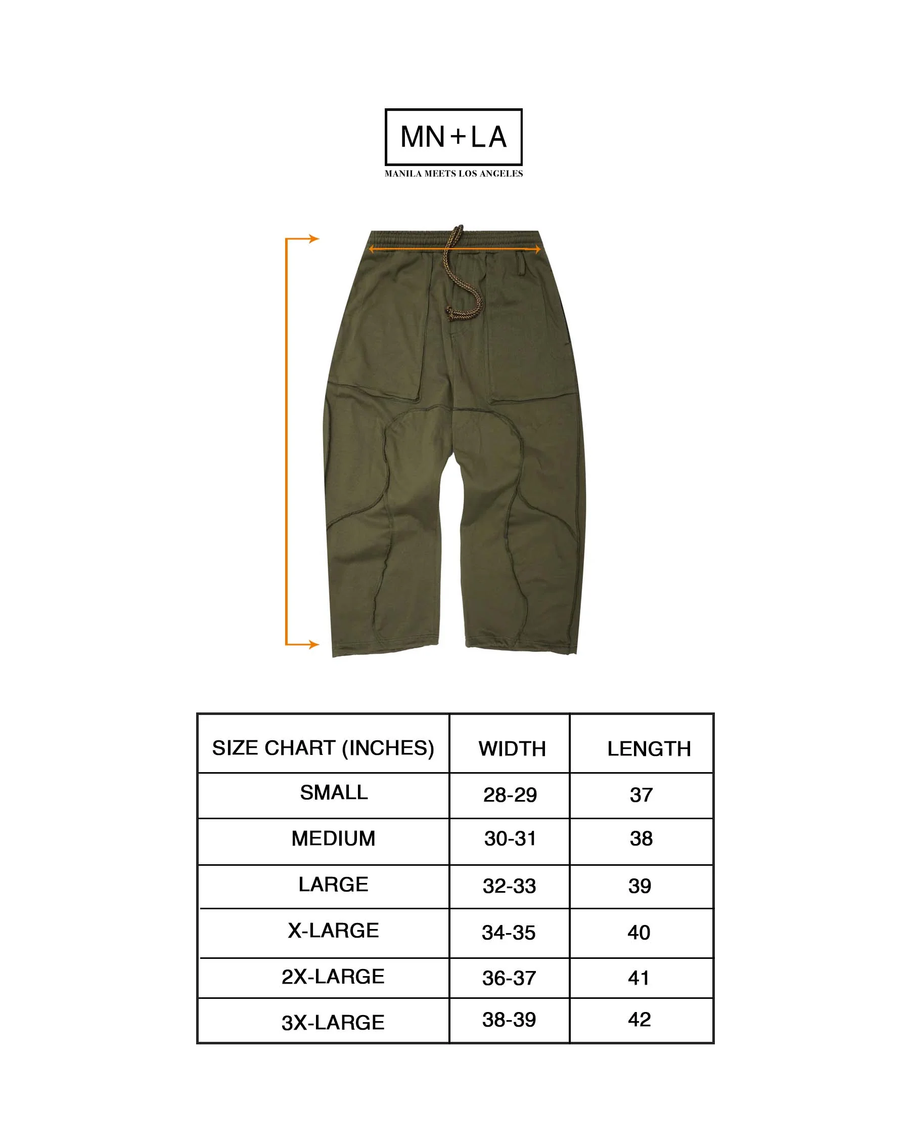 M+ VEINS PANTS IN OLIVE - Image 4