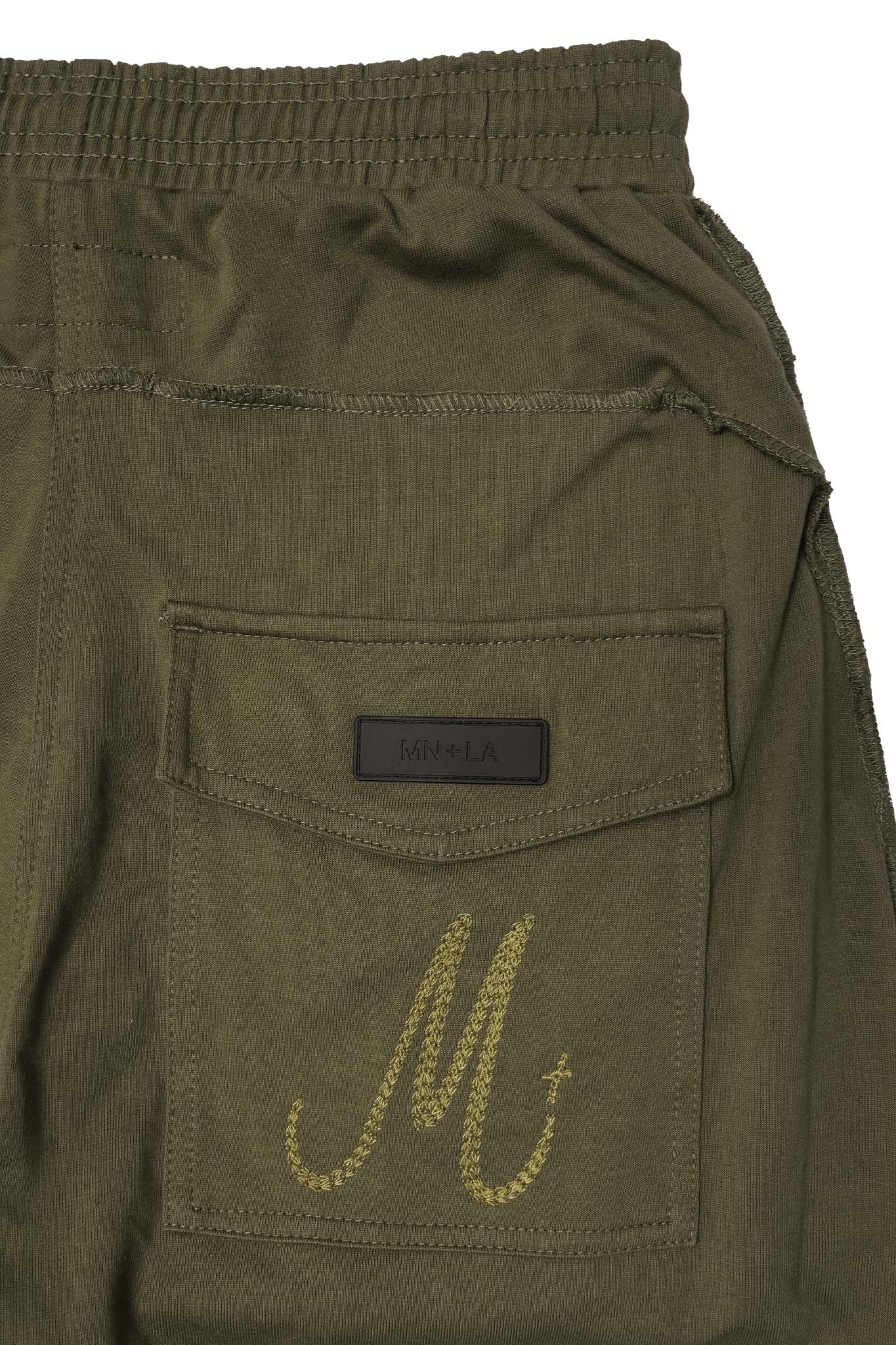 M+ VEINS PANTS IN OLIVE - Image 9
