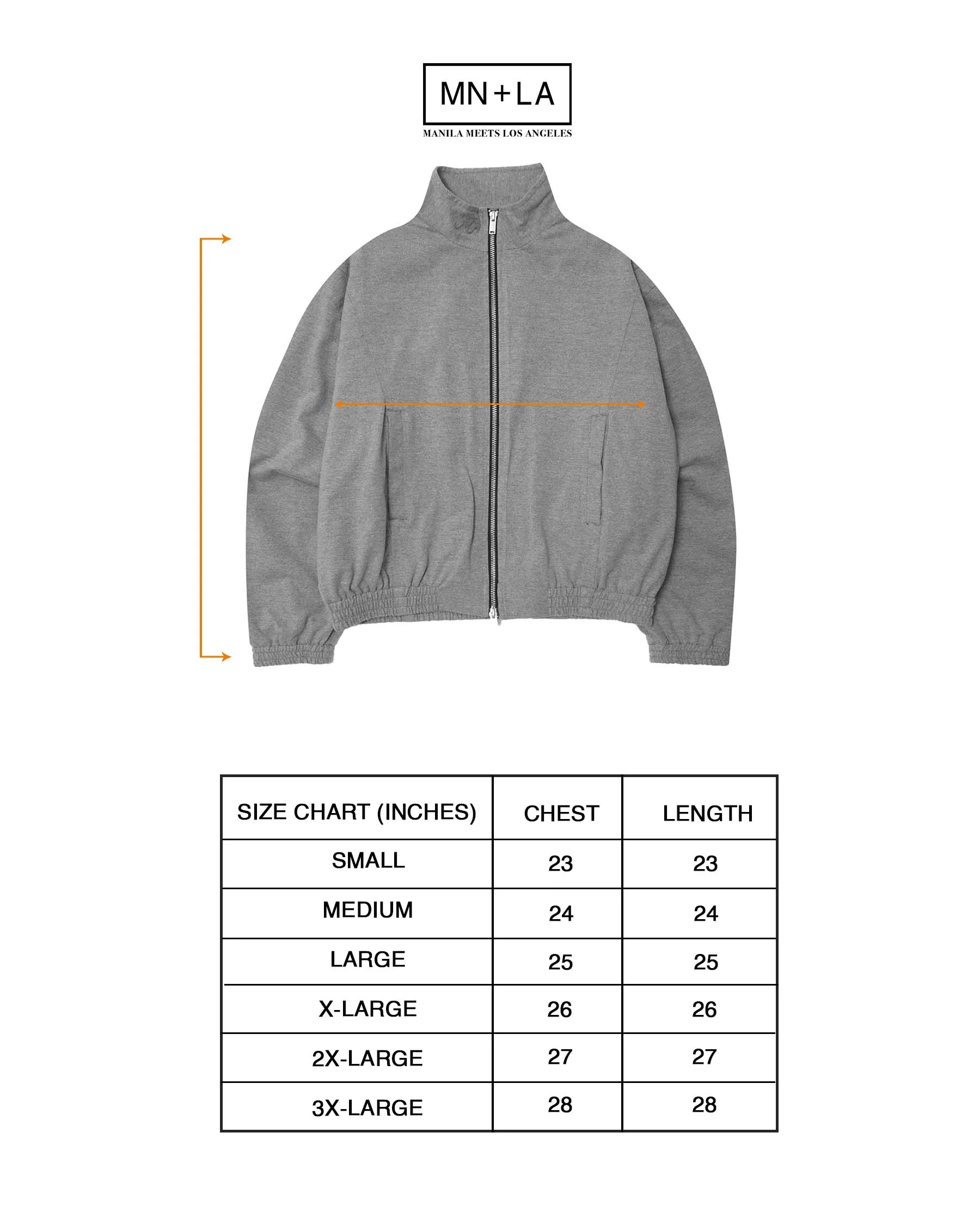 M+ "WAGWAN" JACKET IN HEATHER GREY - Image 4