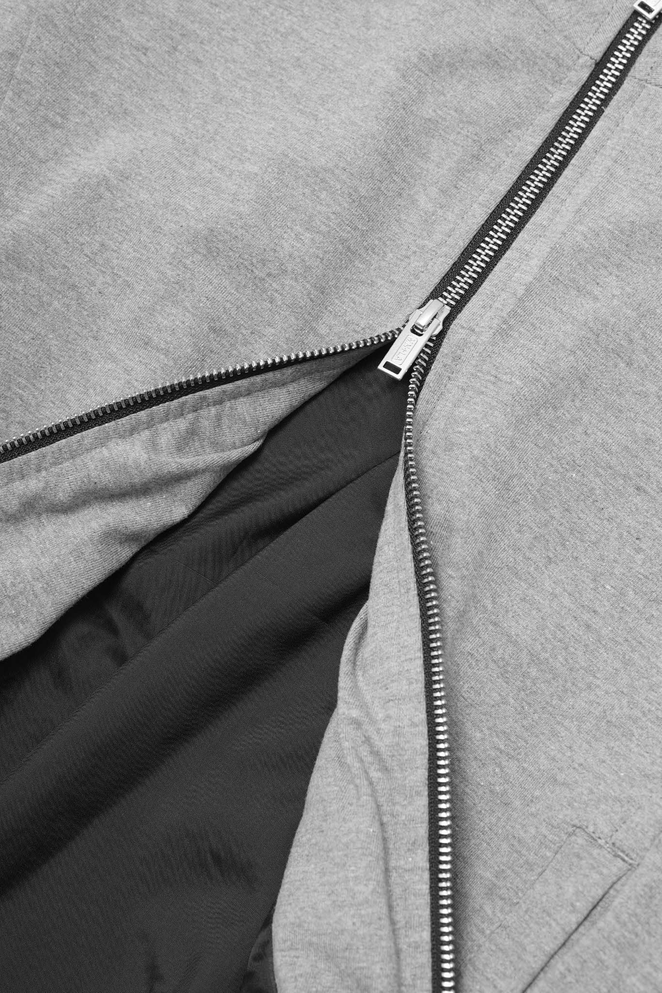 M+ "WAGWAN" JACKET IN HEATHER GREY - Image 9