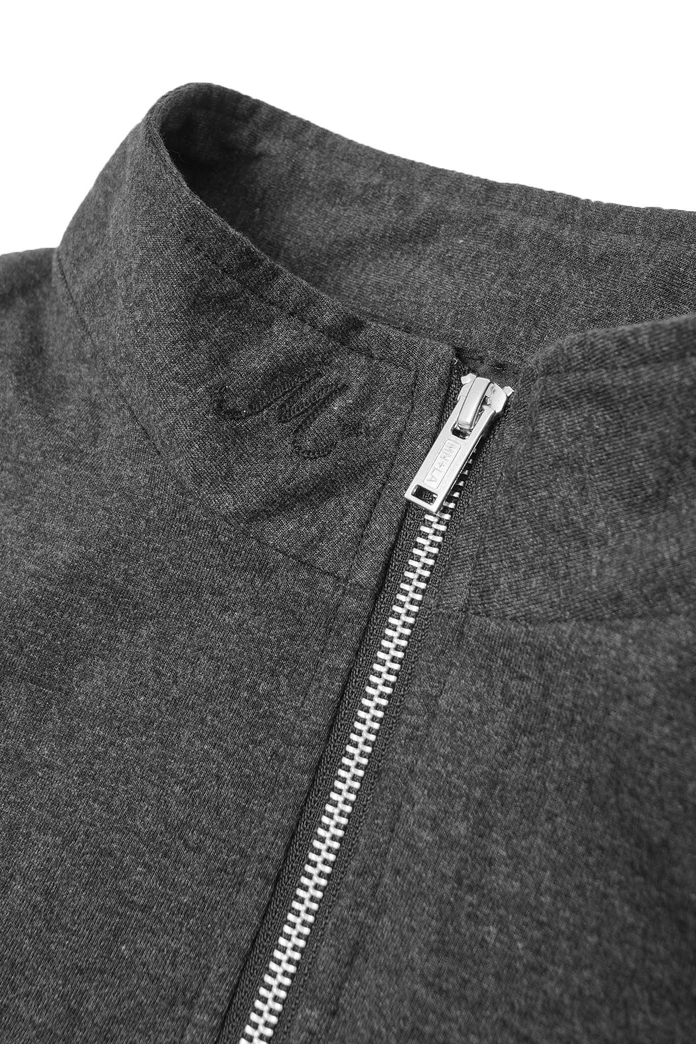 M+ "WAGWAN" JACKET IN MIDNIGHT HEATHER - Image 7