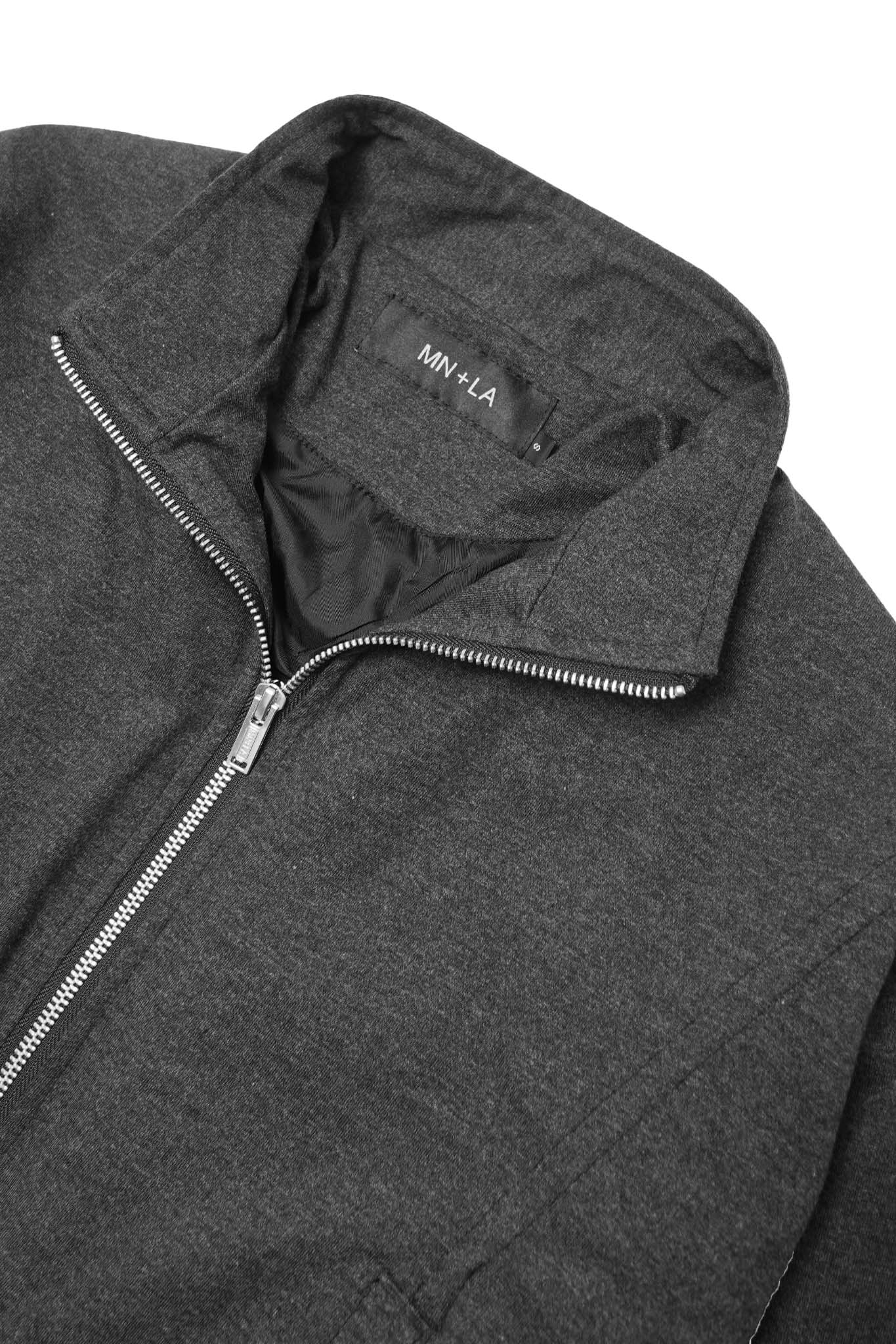 M+ "WAGWAN" JACKET IN MIDNIGHT HEATHER - Image 8