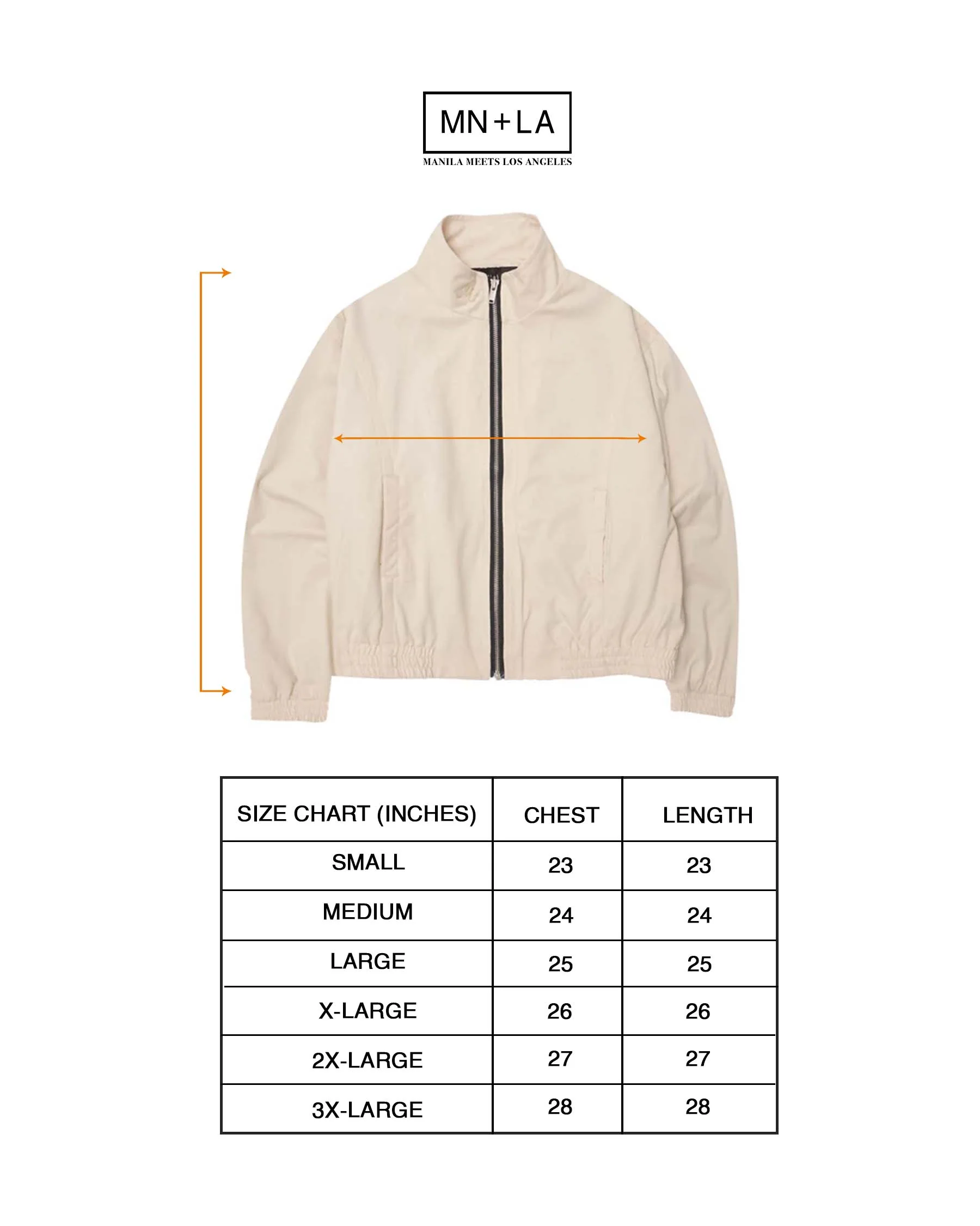 M+ "WAGWAN" JACKET IN BONE - Image 4