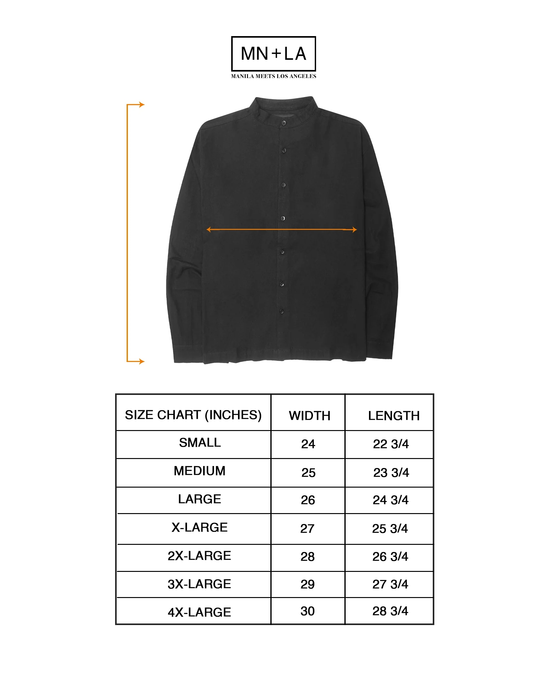 MANDARIN L/S SHIRT IN CROW - Image 4