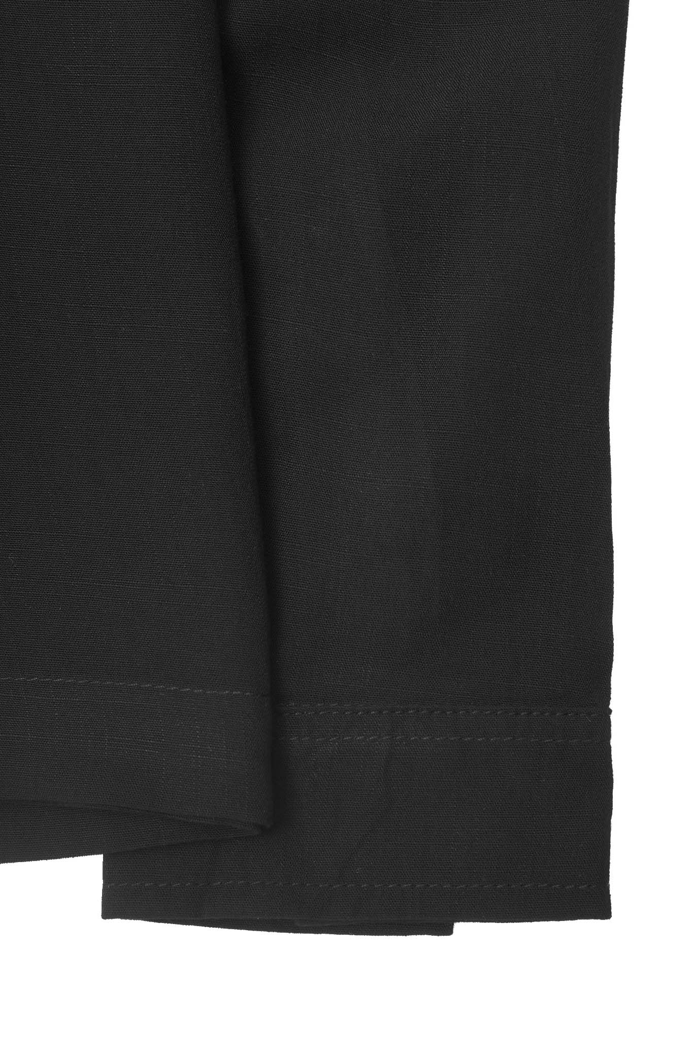 MANDARIN L/S SHIRT IN CROW - Image 8
