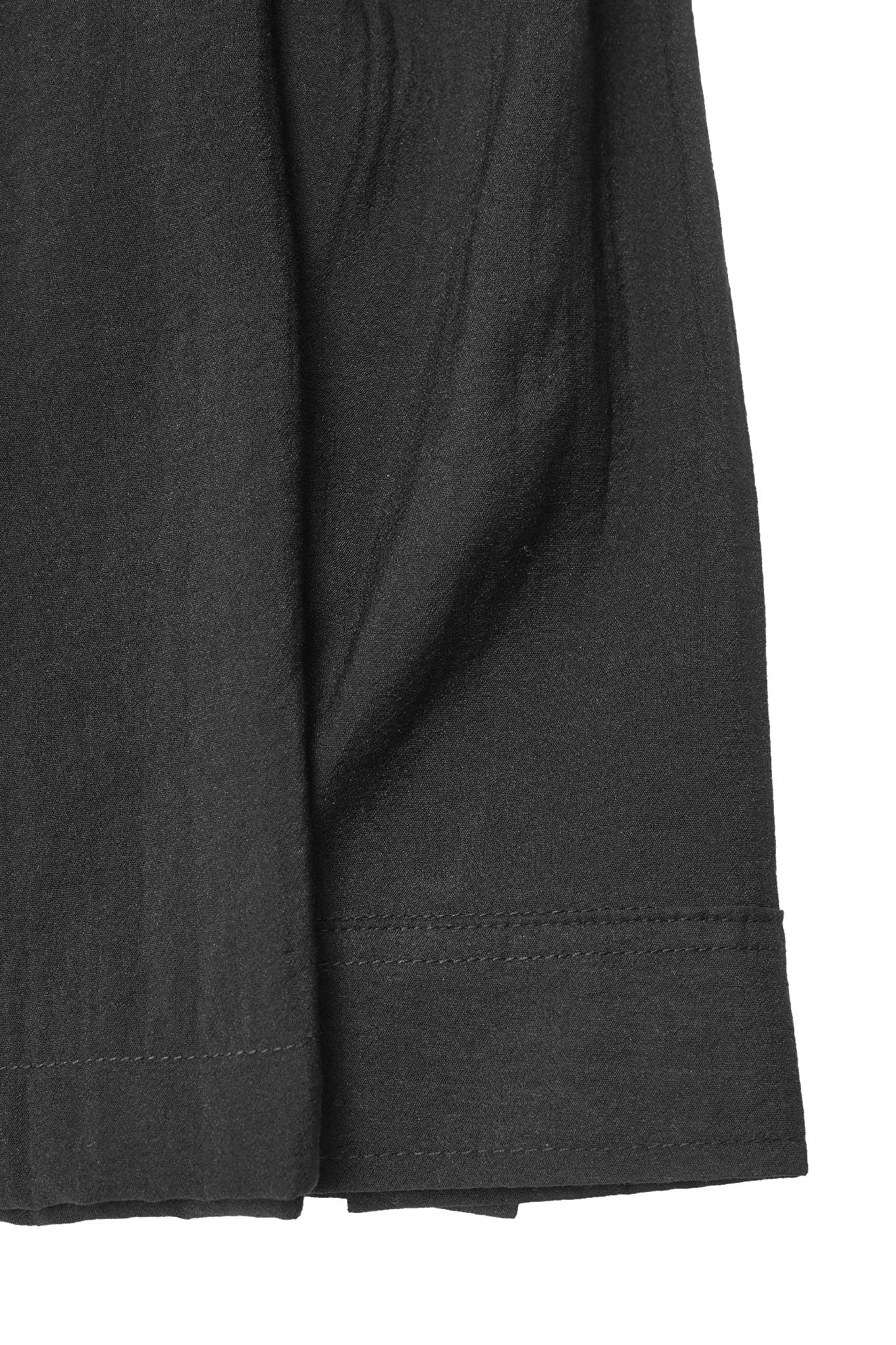 MANDARIN L/S SHIRT IN NOIR - Image 6