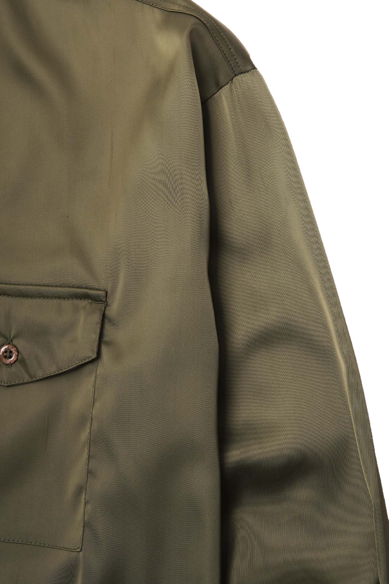 MANDARIN QUARTER L/S SHIRT IN CELADON - Image 6