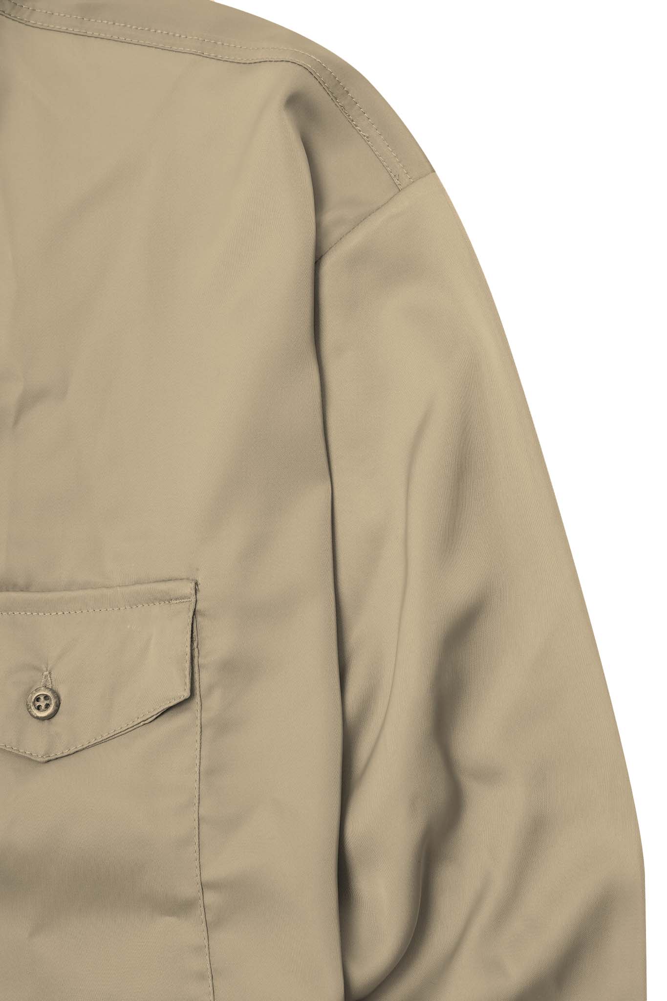 MANDARIN QUARTER L/S SHIRT IN SIENNA - Image 5