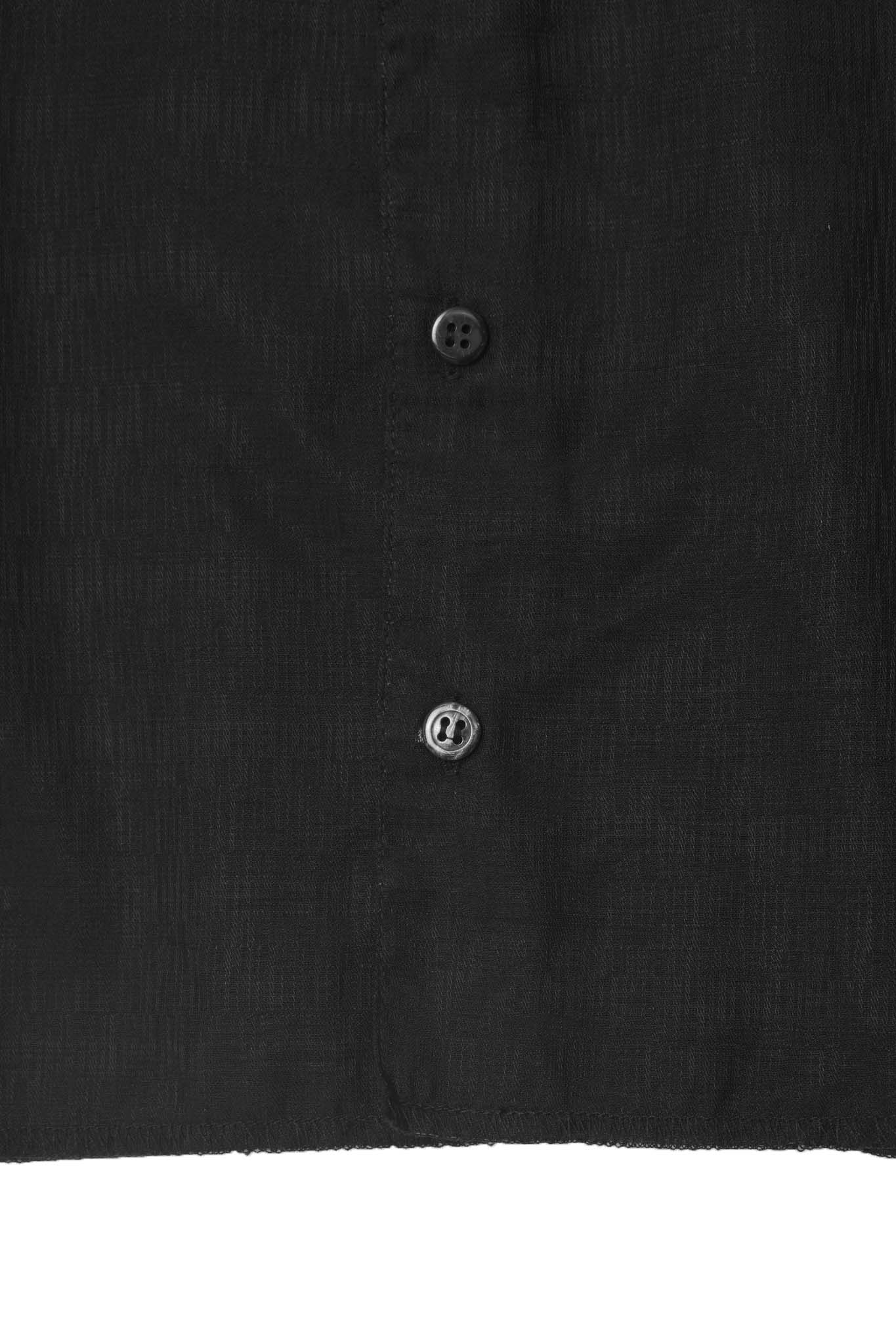 MANDARIN S/S SHIRT IN ANTHRACITE - Image 6