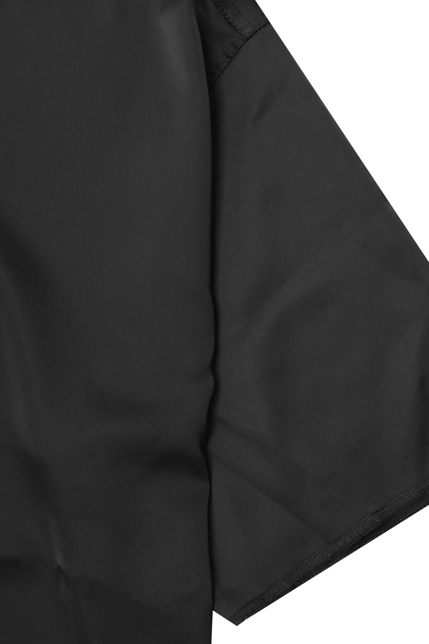 MANDARIN S/S SHIRT IN CAVIAR - Image 5