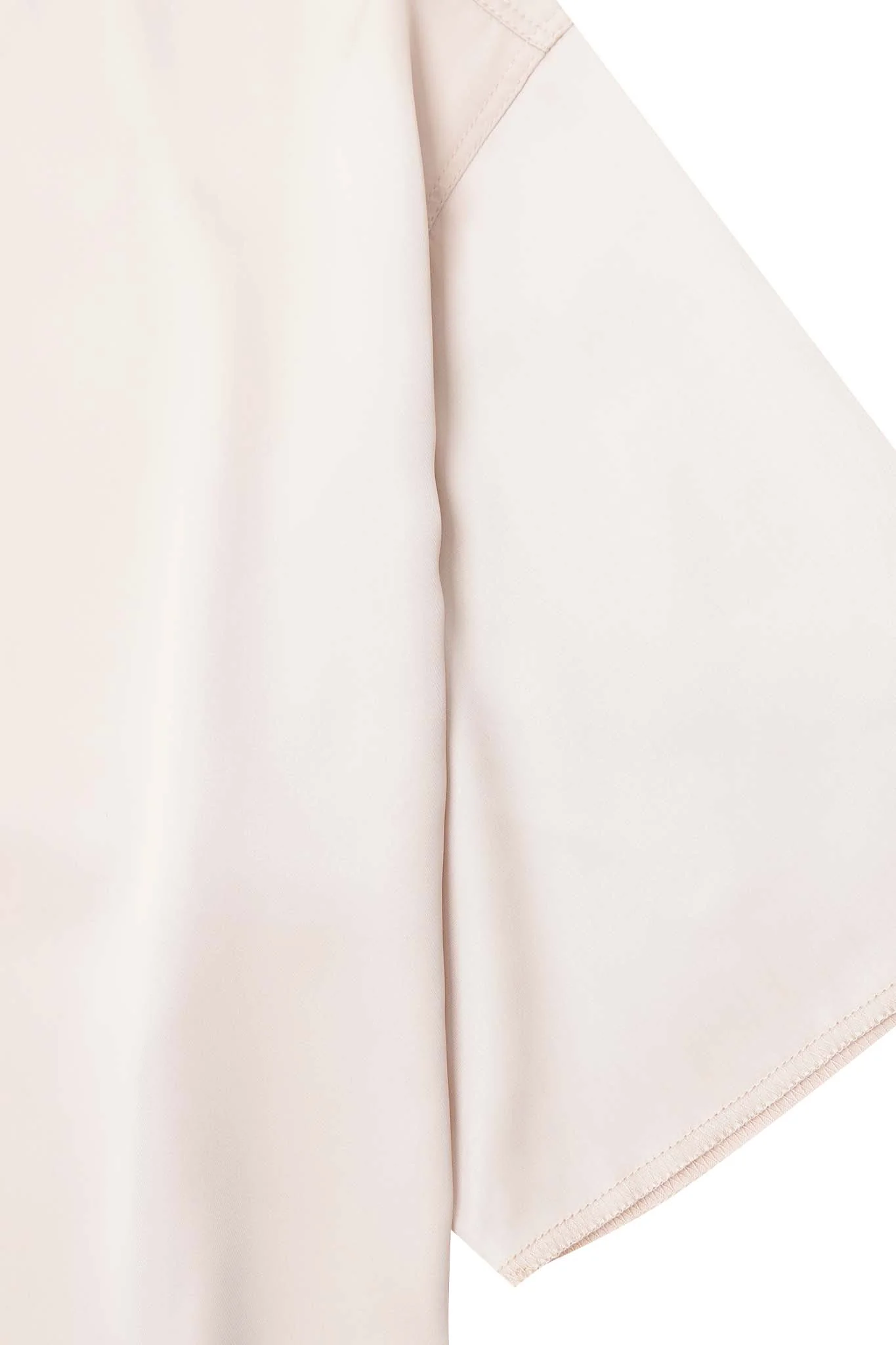 MANDARIN S/S SHIRT IN FOSSIL - Image 4