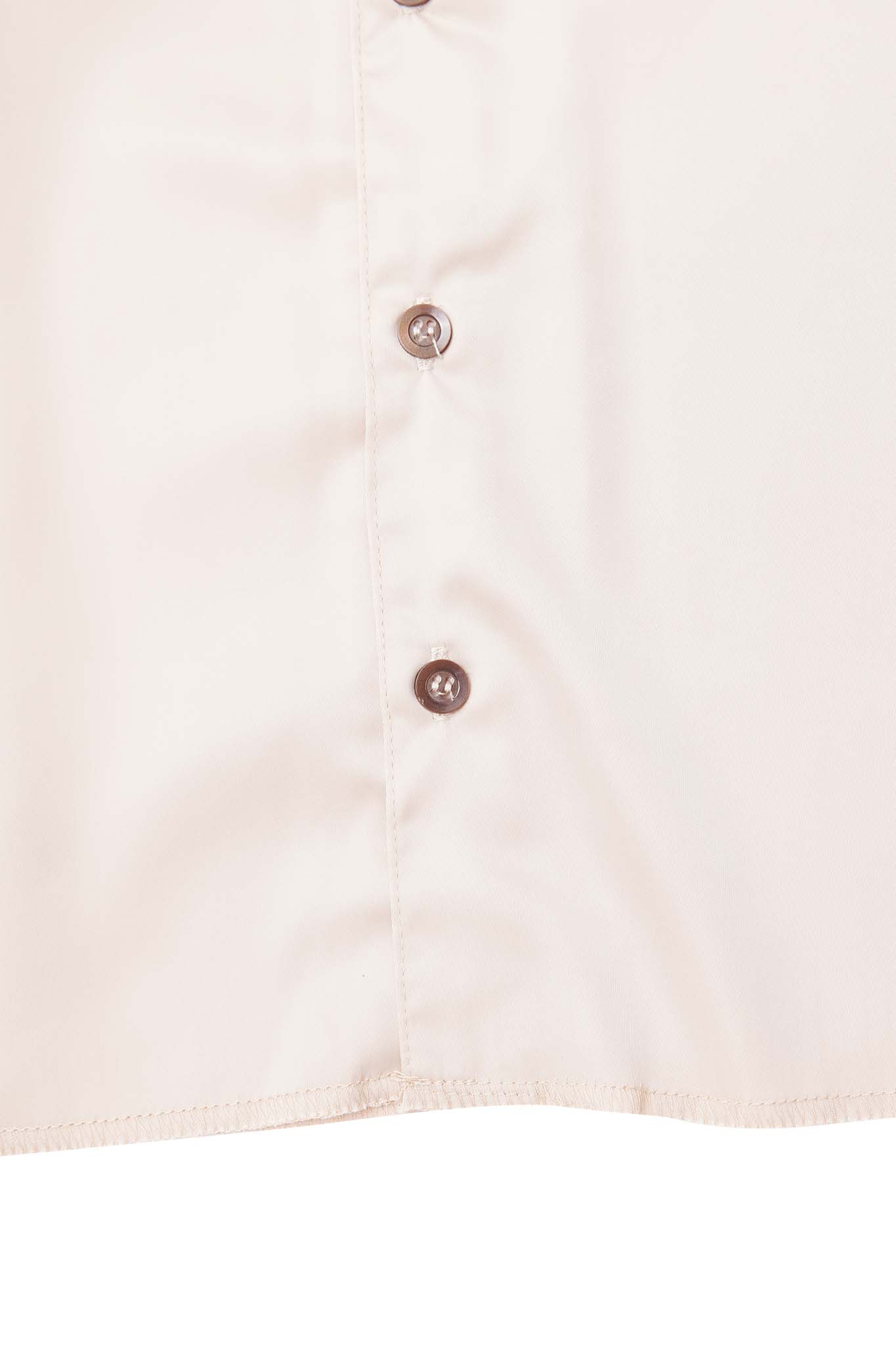MANDARIN S/S SHIRT IN FOSSIL - Image 5