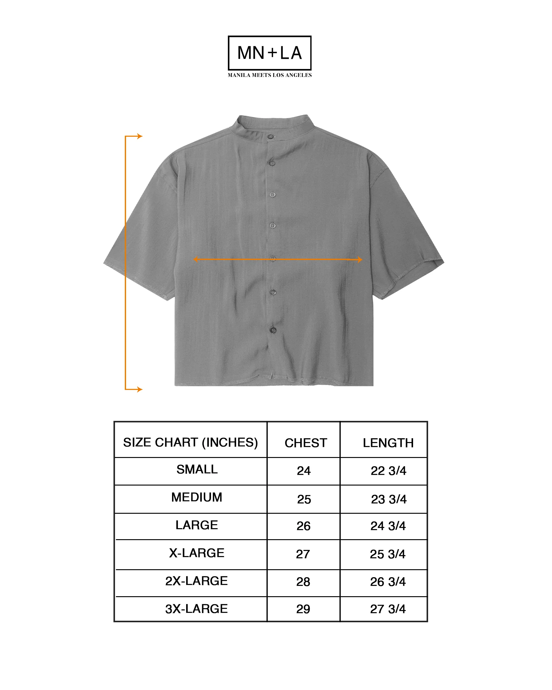 MANDARIN S/S SHIRT IN IRON GREY - Image 3