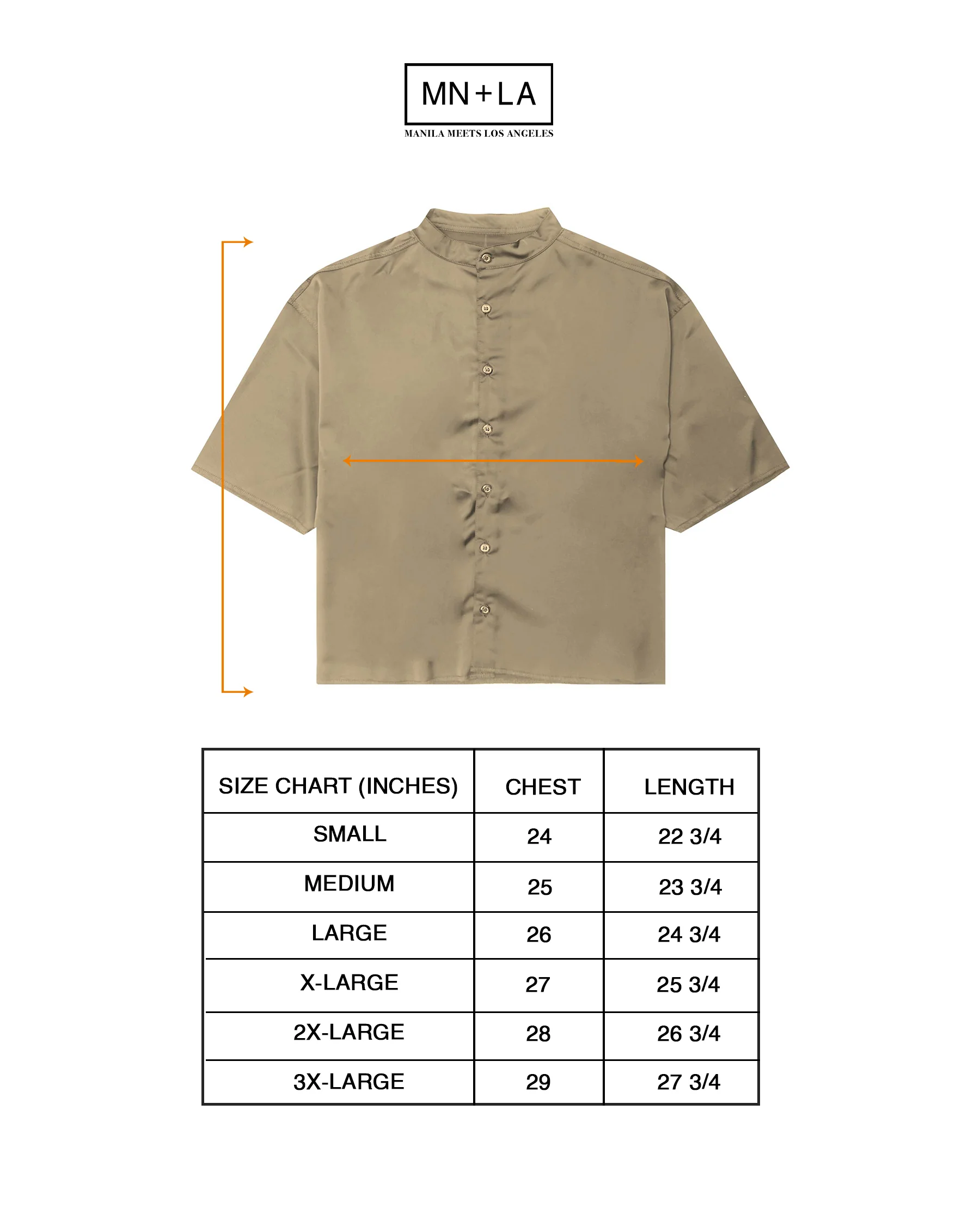 MANDARIN S/S SHIRT IN SIENNA - Image 4