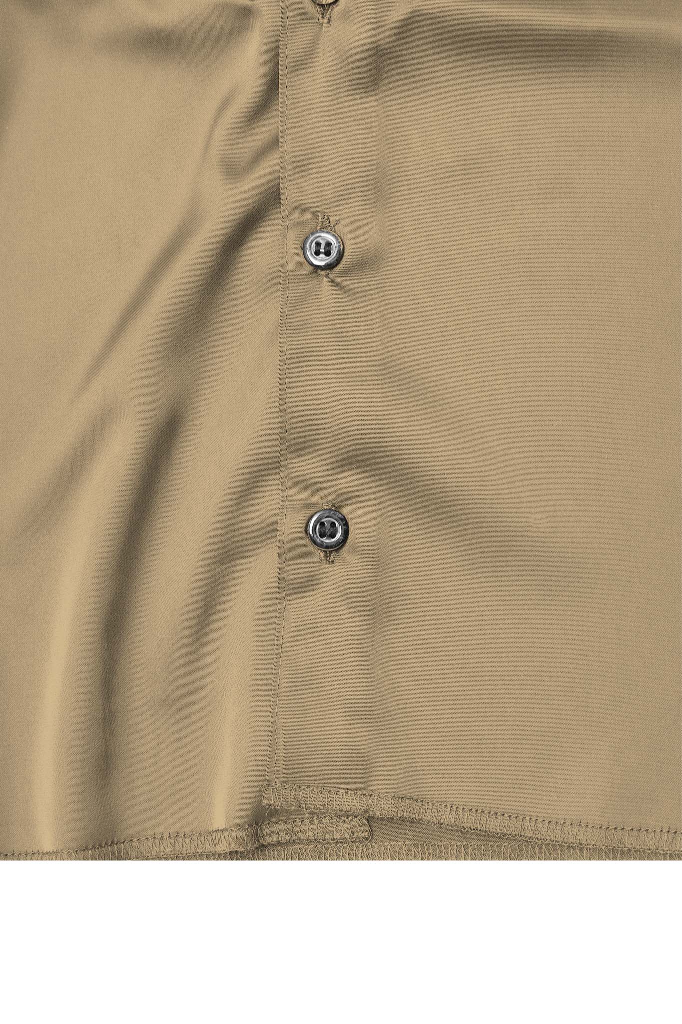 MANDARIN S/S SHIRT IN SIENNA - Image 5