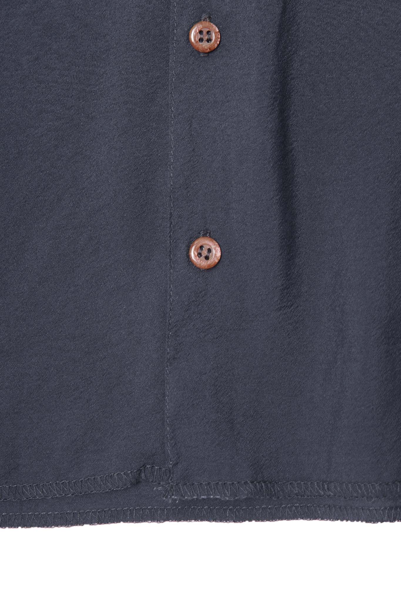 MANDARIN S/S SHIRT IN SLATE - Image 6