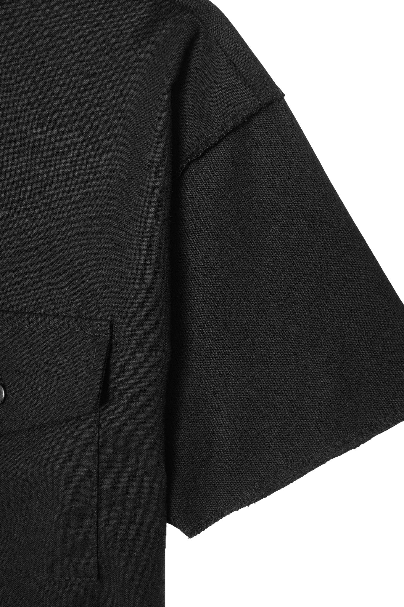 MANDARIN SHIRT IN ANTHRACITE - Image 6