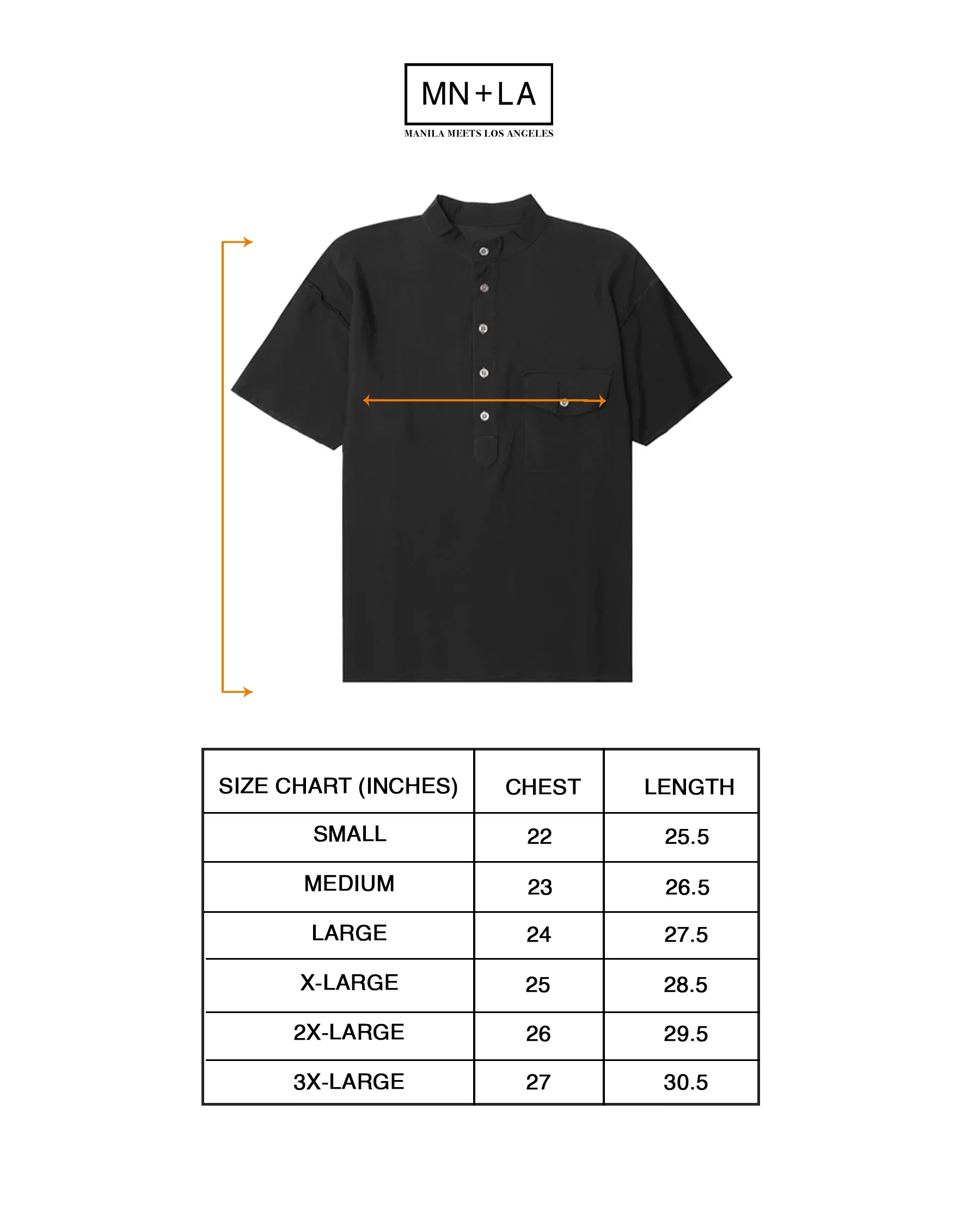 MANDARIN SHIRT IN NOIR - Image 4