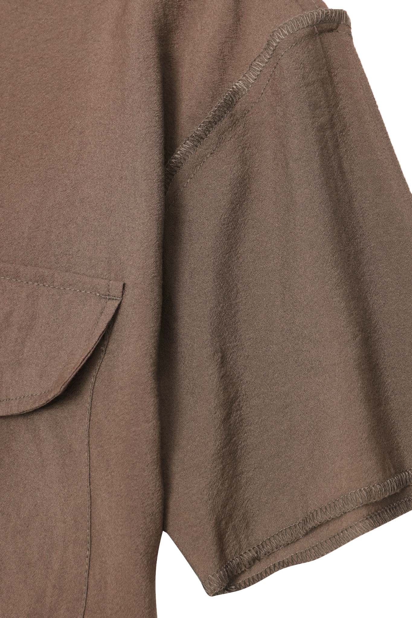 MANDARIN SHIRT IN OLIVE DRAB - Image 5