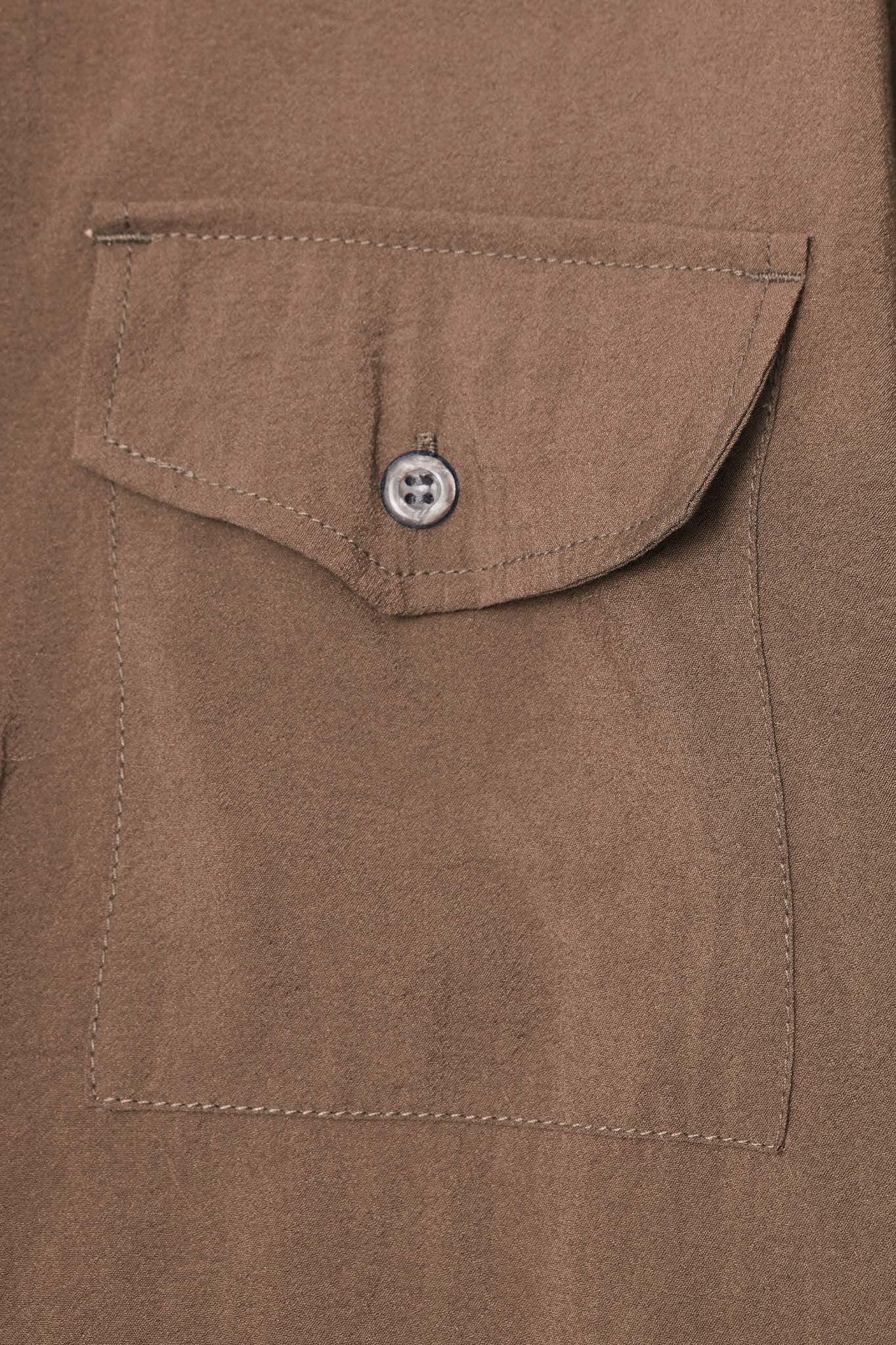 MANDARIN SHIRT IN OLIVE DRAB - Image 6
