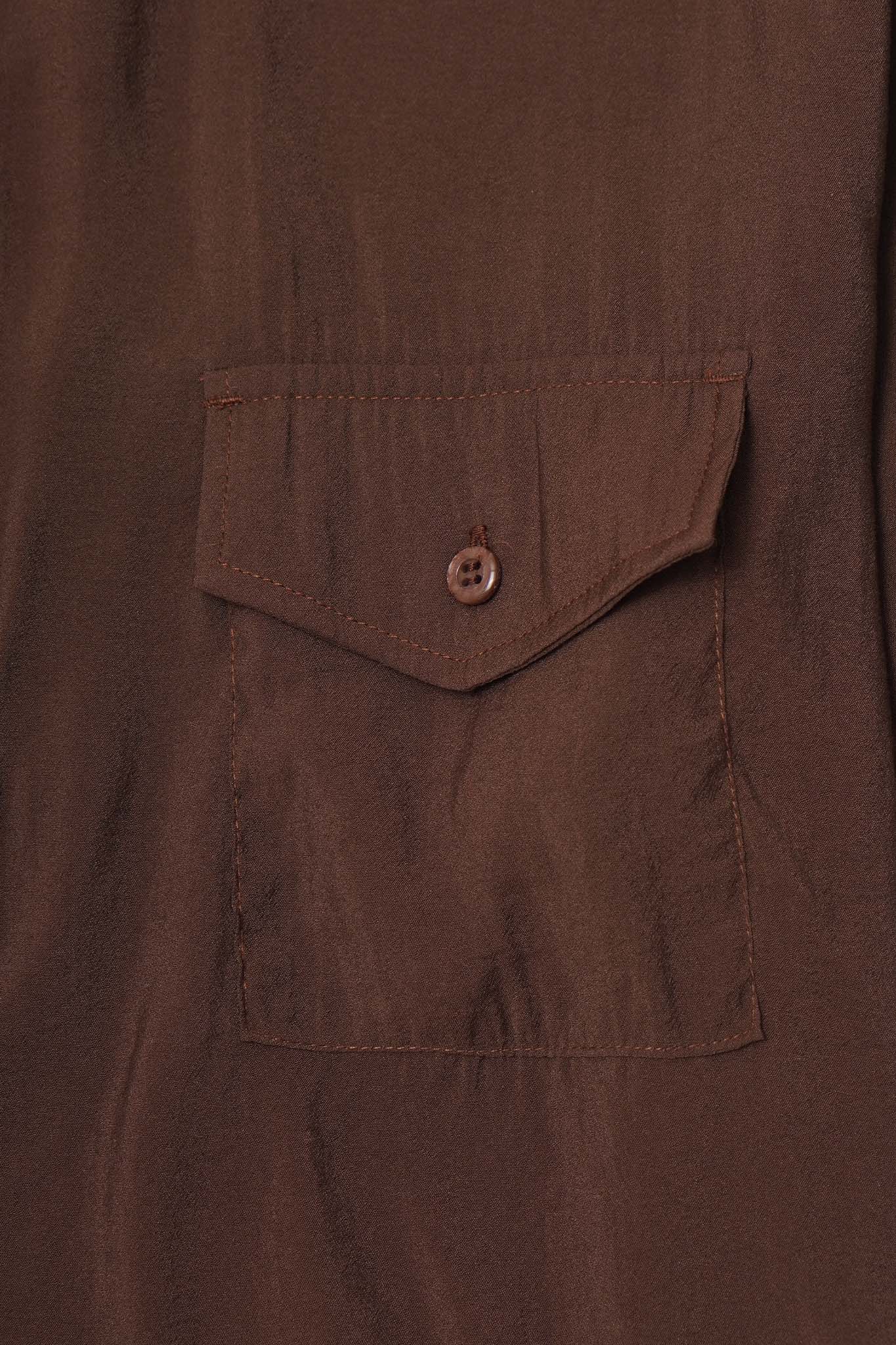 MANDARIN SHIRT IN WOOD - Image 6